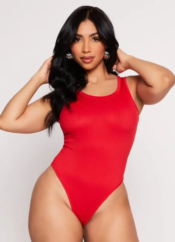 Daisy Ribbed Knit Tank Bodysuit sold by Rainbow