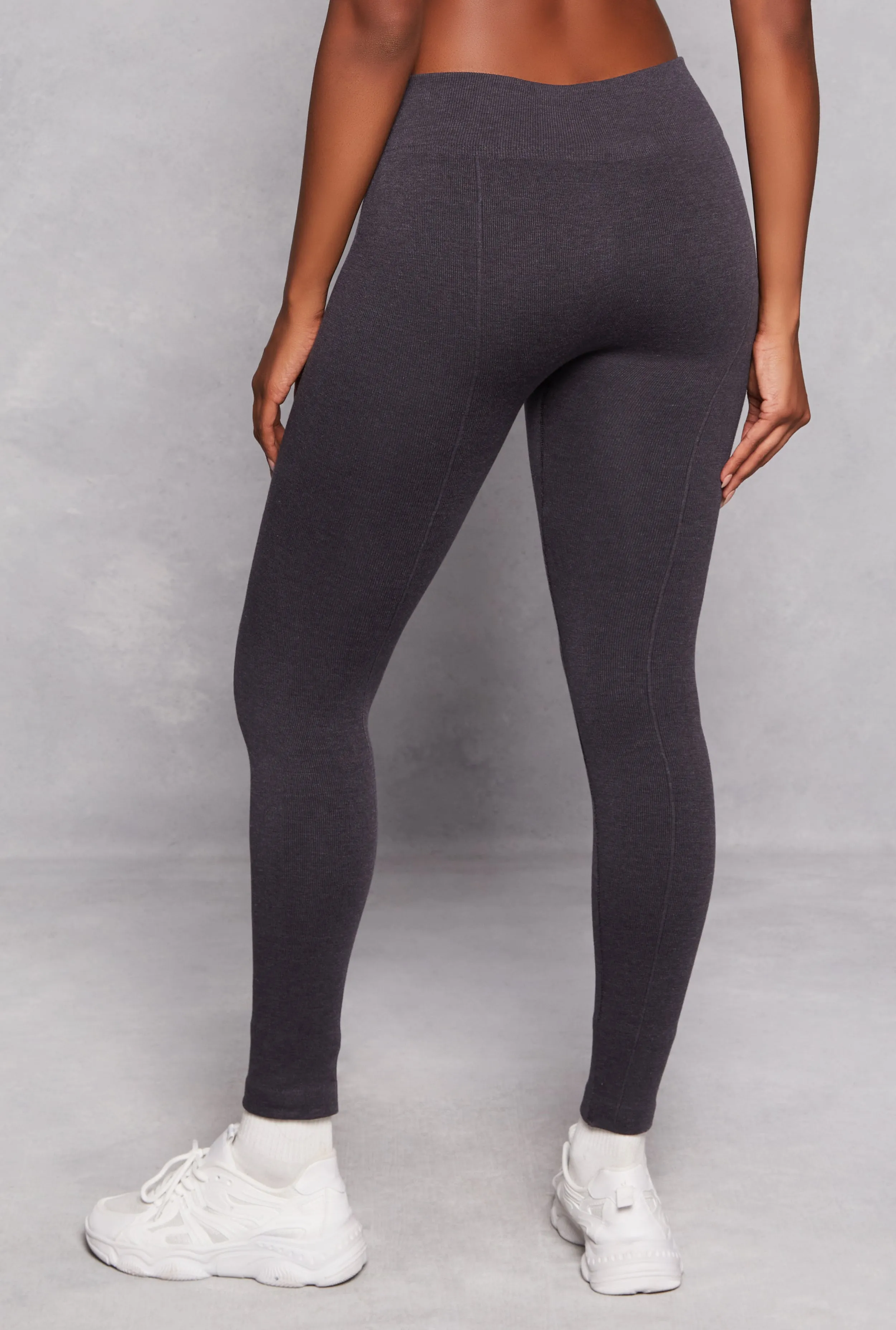 Fleece Textured Waistband Leggings sold by Rainbow product image thumbnail 3