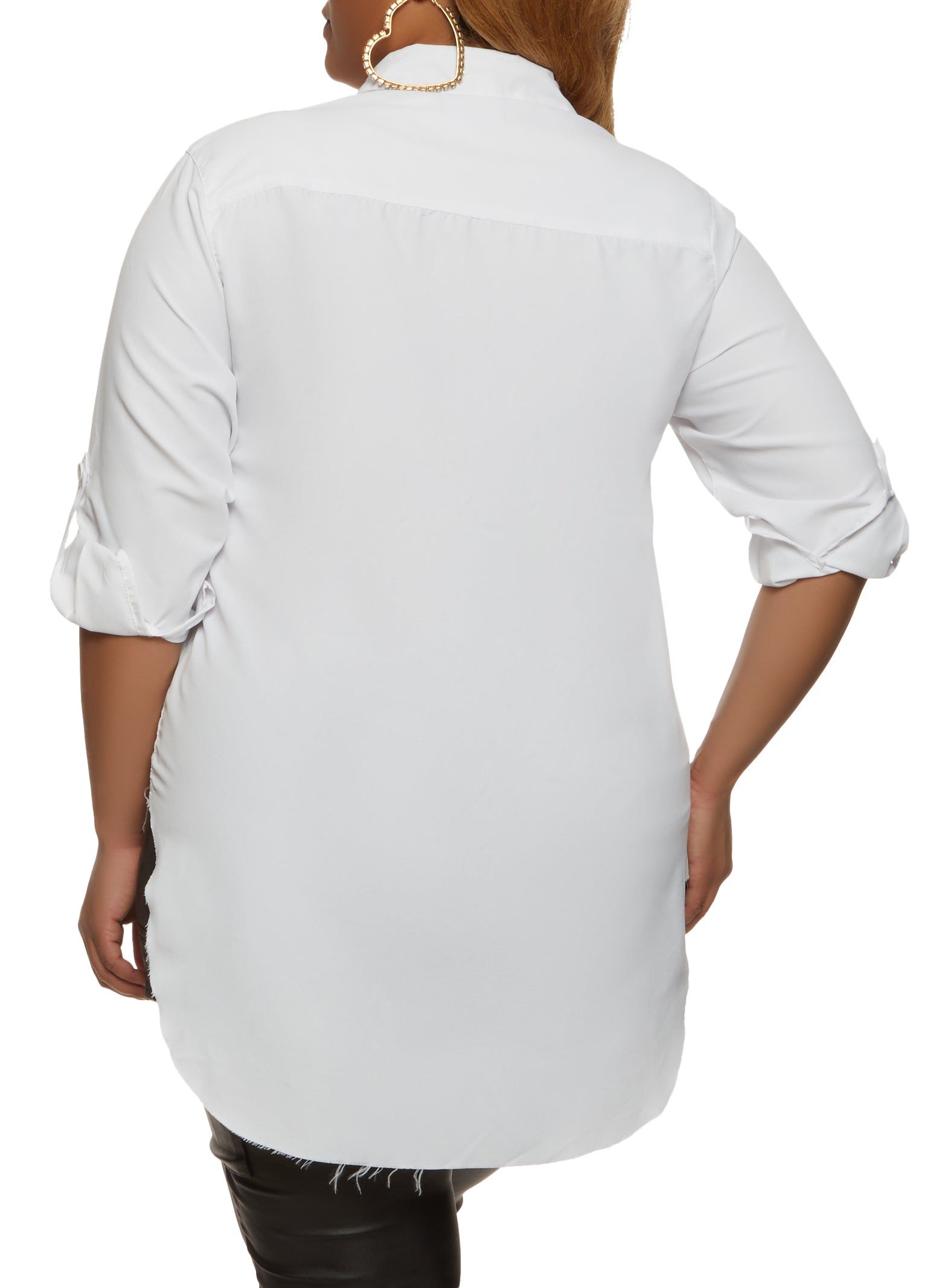 Plus Size Blessed Graphic Print Tunic Shirt sold by Rainbow product image thumbnail 2