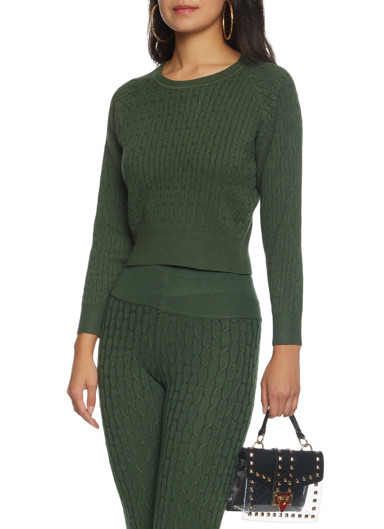 Cable Knit Sweater sold by Rainbow