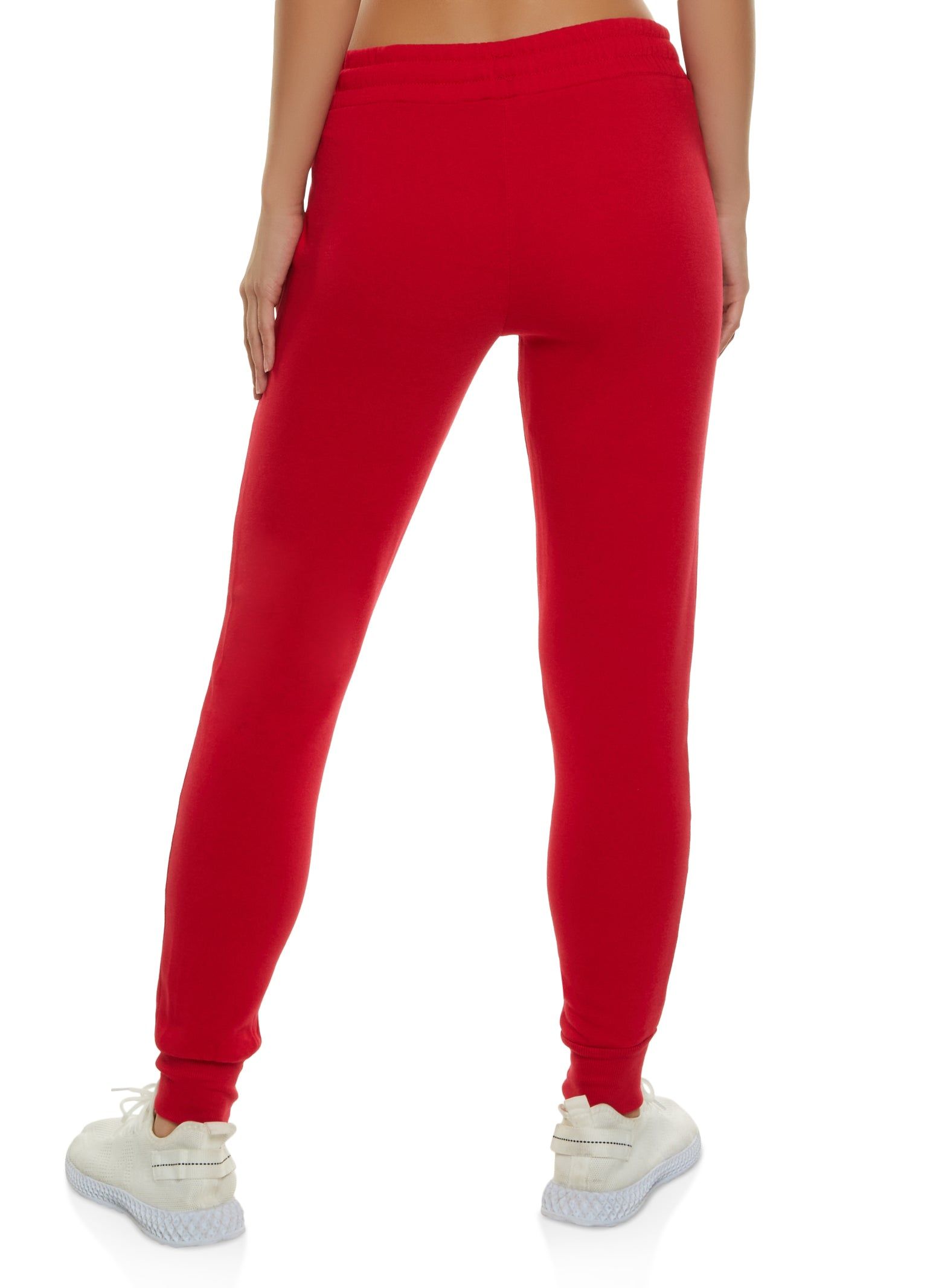 Solid Fleece Drawstring Joggers sold by Rainbow product image thumbnail 2