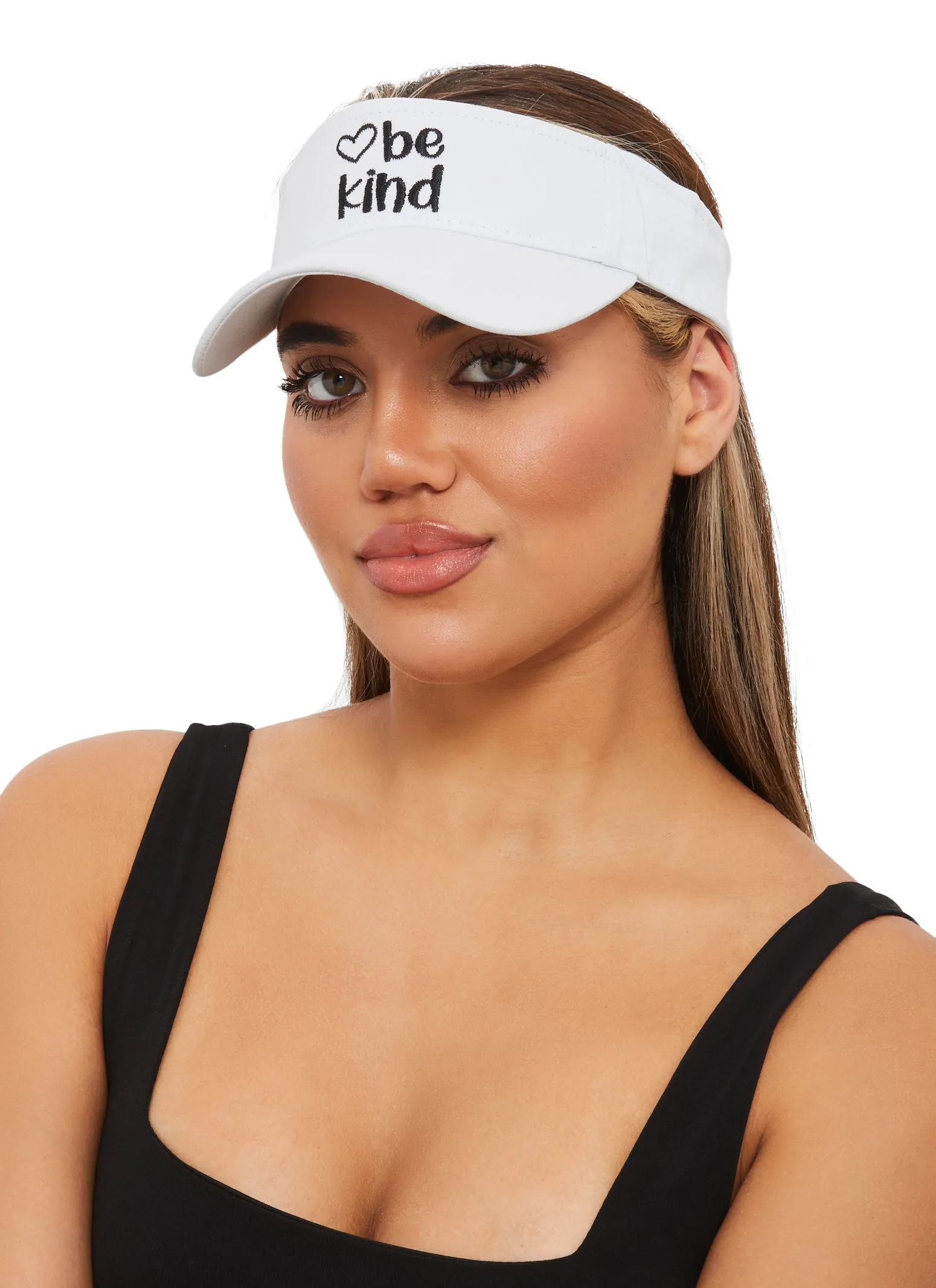 Be Kind Embroidered Visor sold by Rainbow