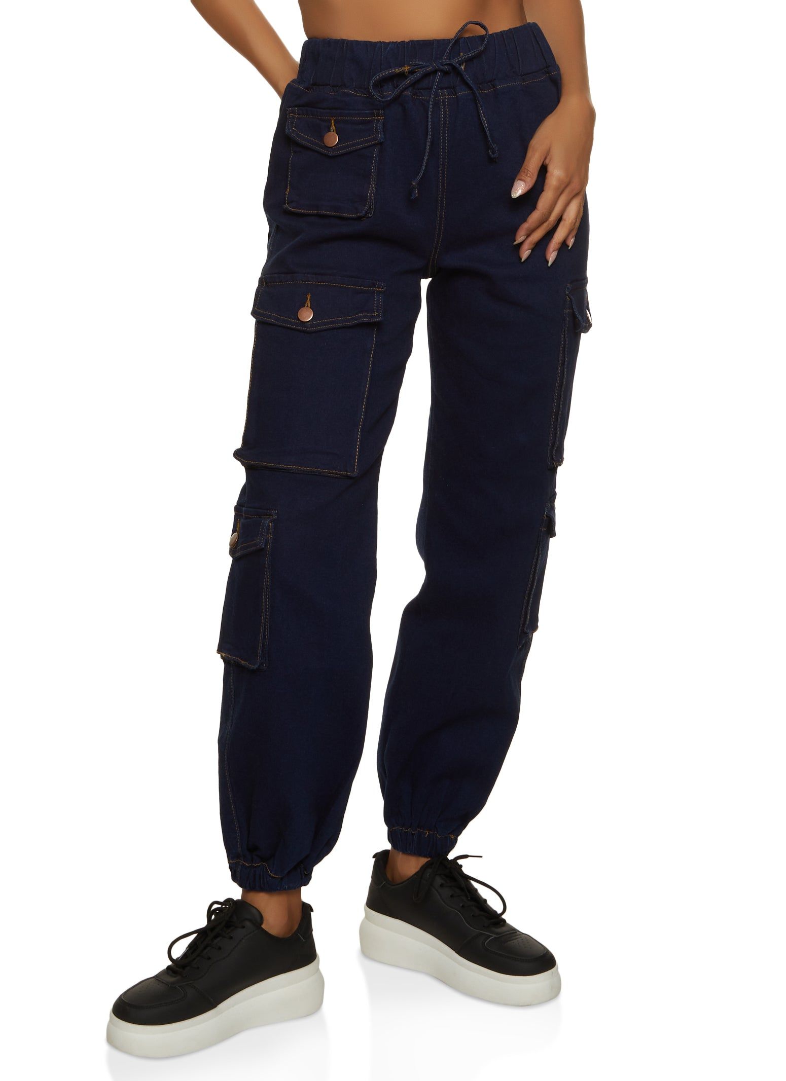 Cargo Denim Joggers sold by Rainbow
