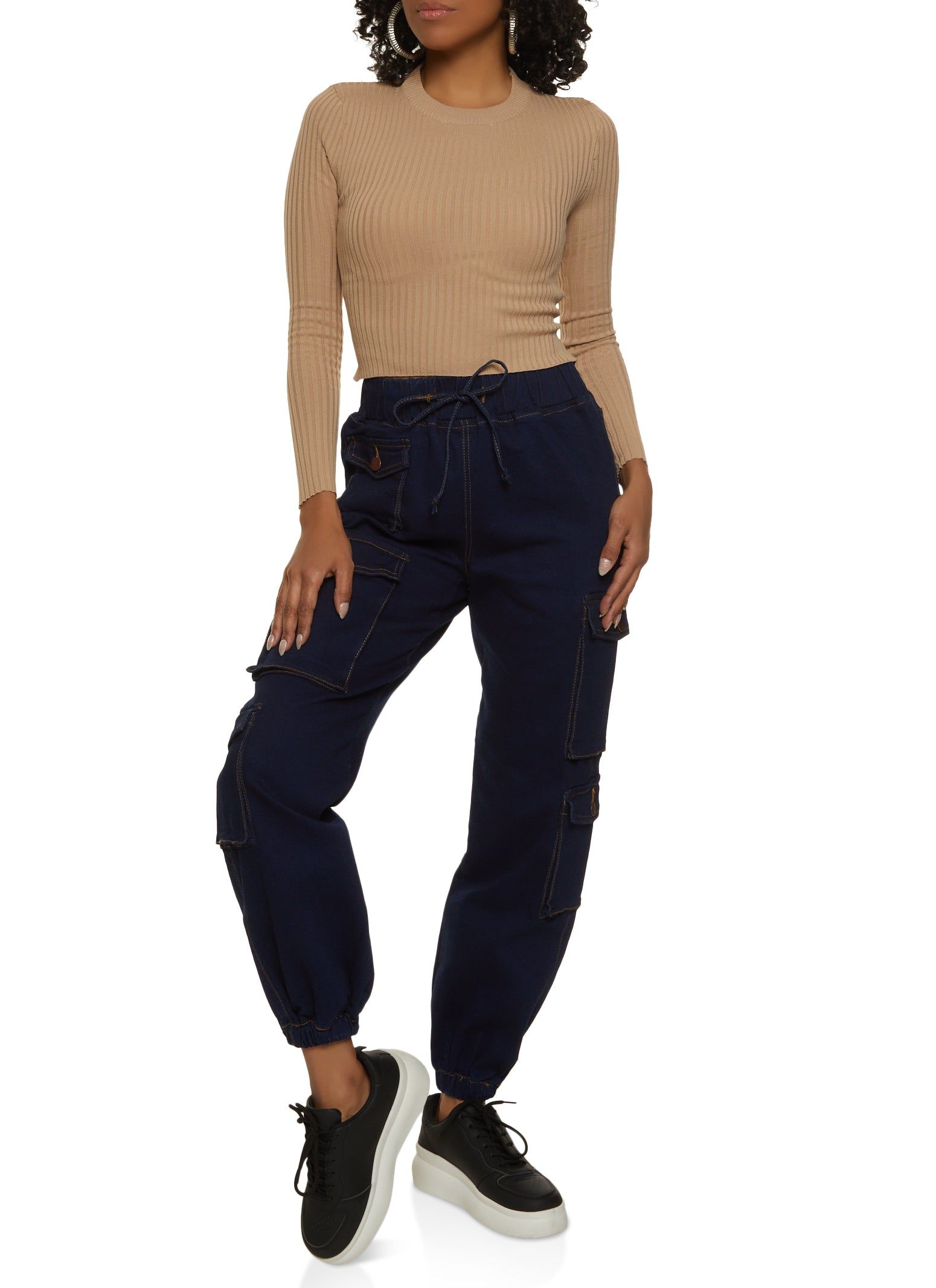 Cargo Denim Joggers sold by Rainbow product image thumbnail 2