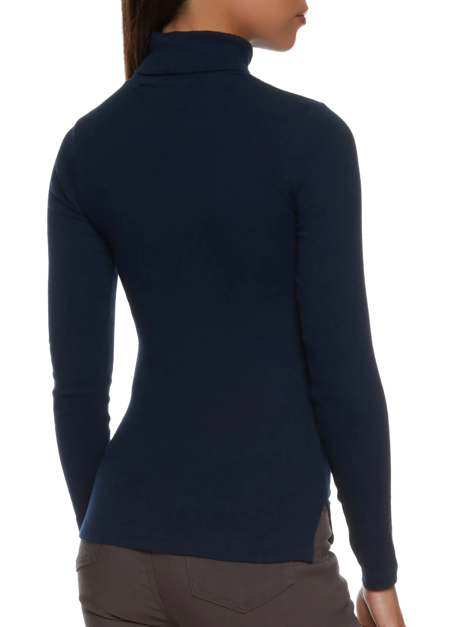 Basic Turtleneck Long Sleeve Top sold by Rainbow product image thumbnail 2