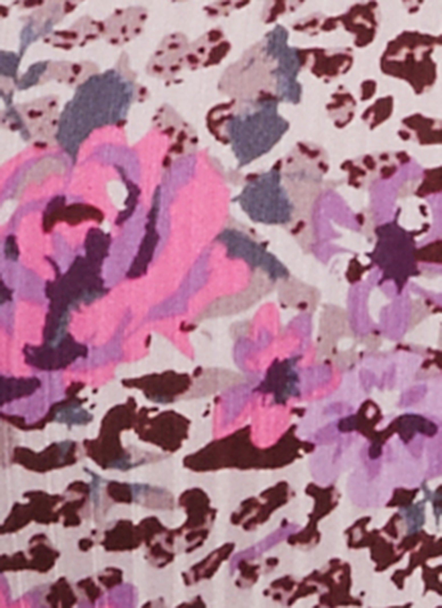 Animal Floral Print Pajama Top and Shorts sold by Rainbow product image thumbnail 3