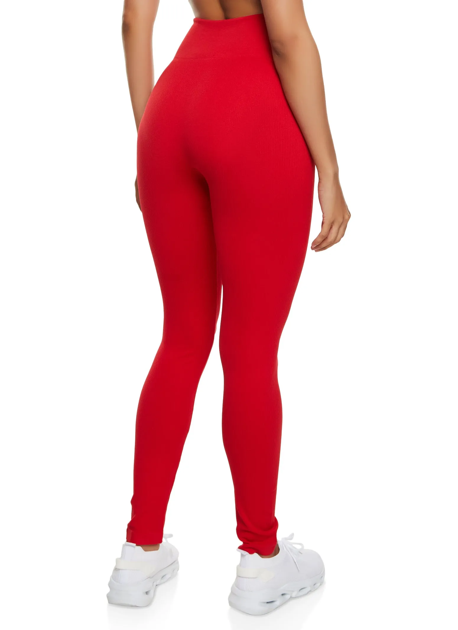 Seamless Ribbed Drawstring Leggings sold by Rainbow product image thumbnail 3
