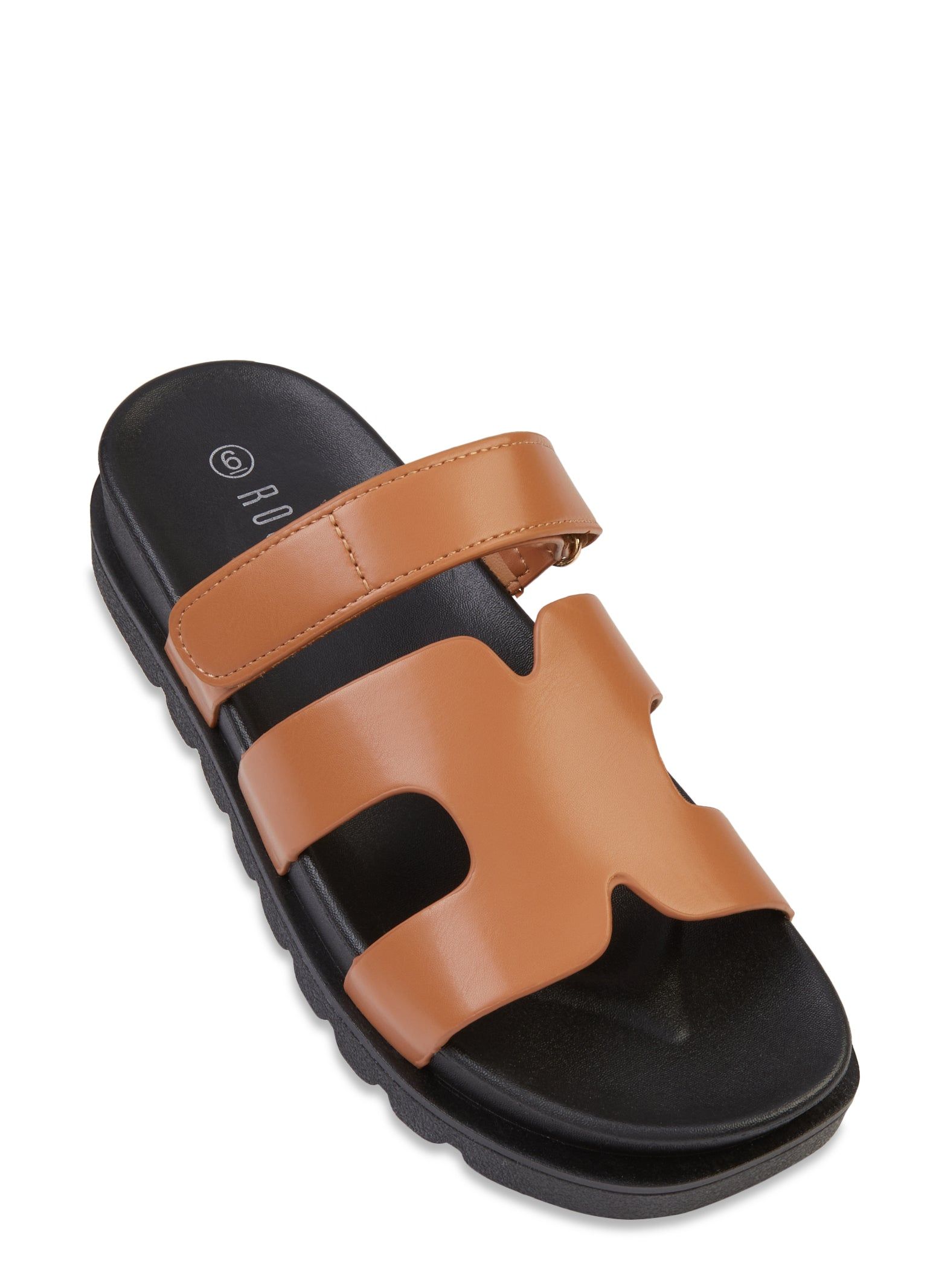 Velcro Strap H Band Slide Sandals sold by Rainbow