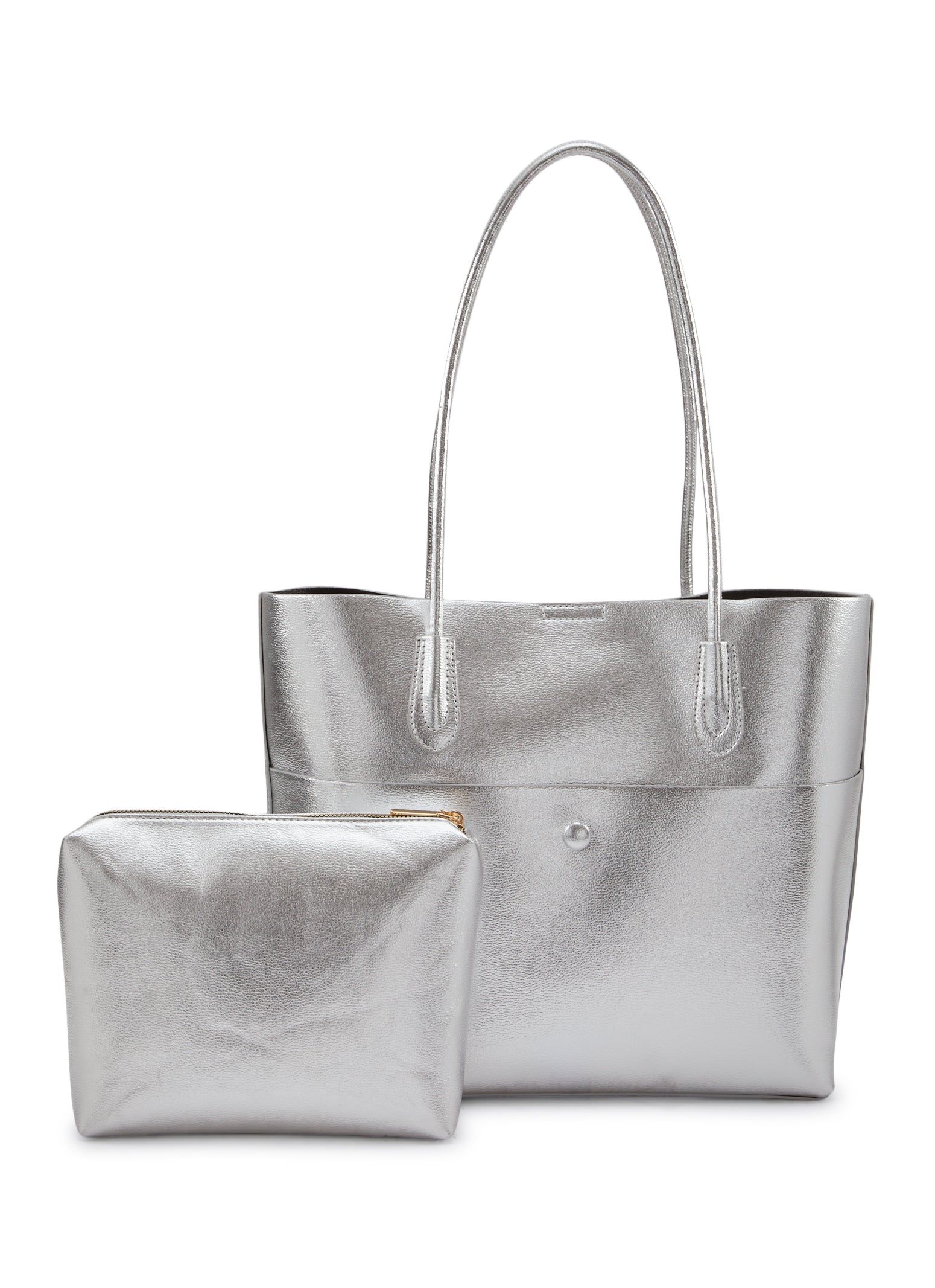 Faux Leather Tote Bag and Pouch Set sold by Rainbow product image thumbnail 2