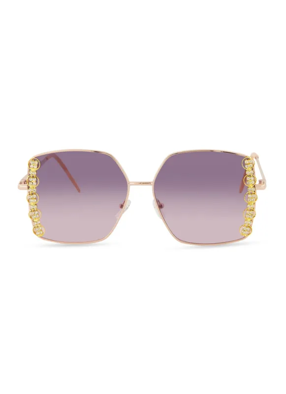 Rhinestone Detail Oversized Sunglasses sold by Rainbow