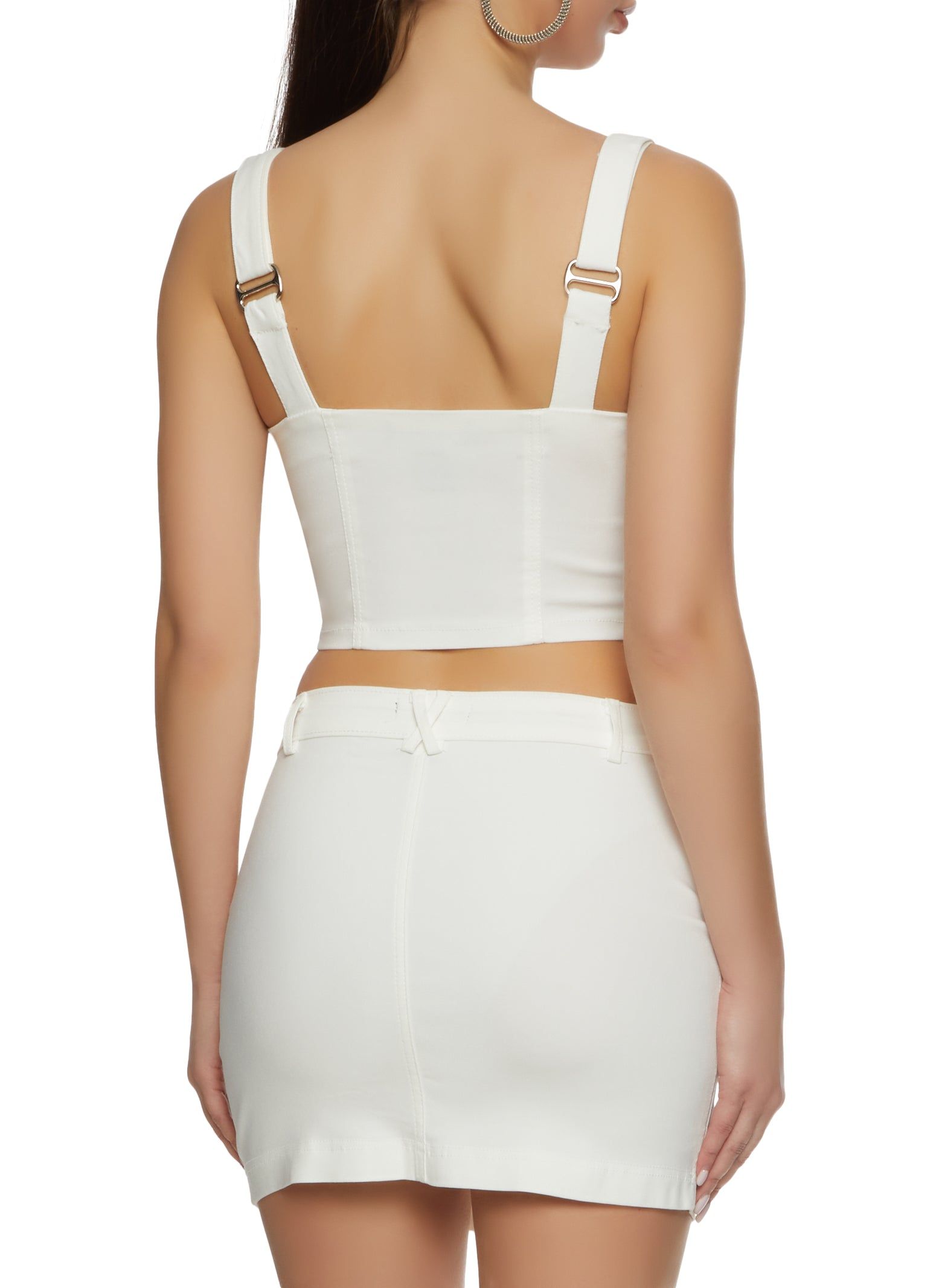 Buckle Strap Bustier Crop Top sold by Rainbow product image thumbnail 3