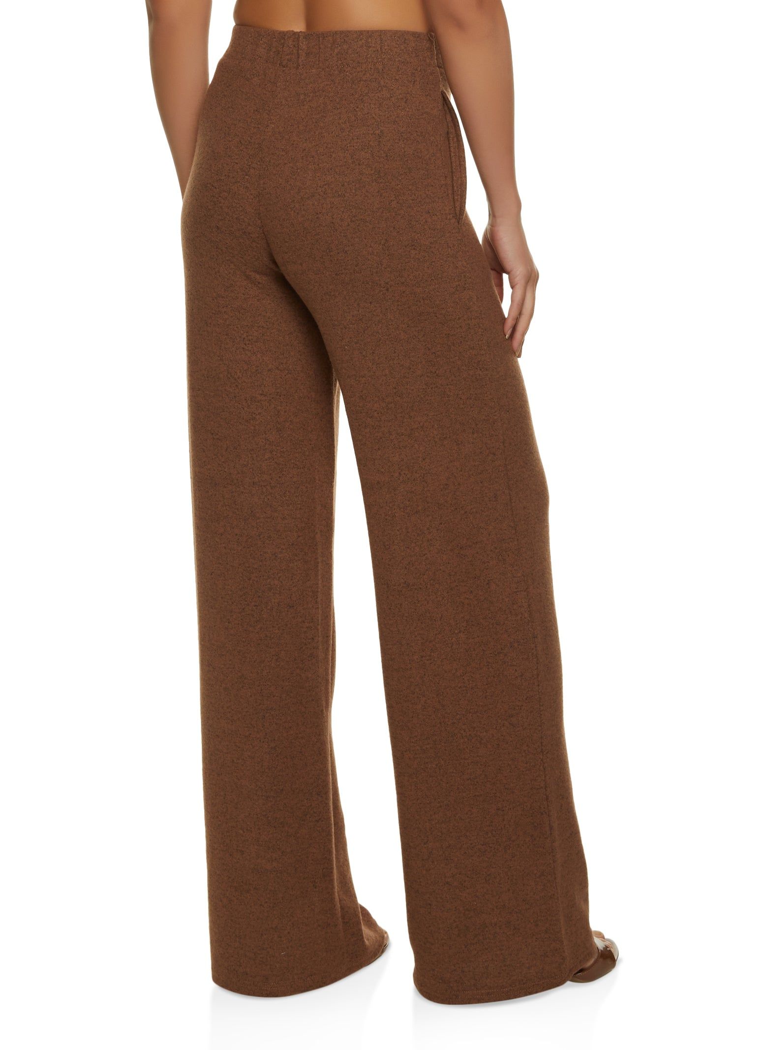 Brushed Knit High Waist Wide Leg Pants sold by Rainbow product image thumbnail 2
