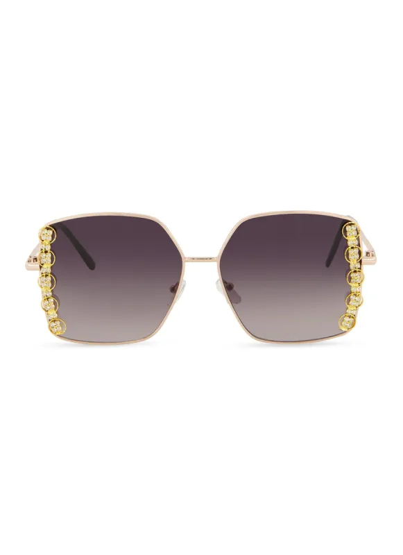 Rhinestone Detail Oversized Sunglasses sold by Rainbow
