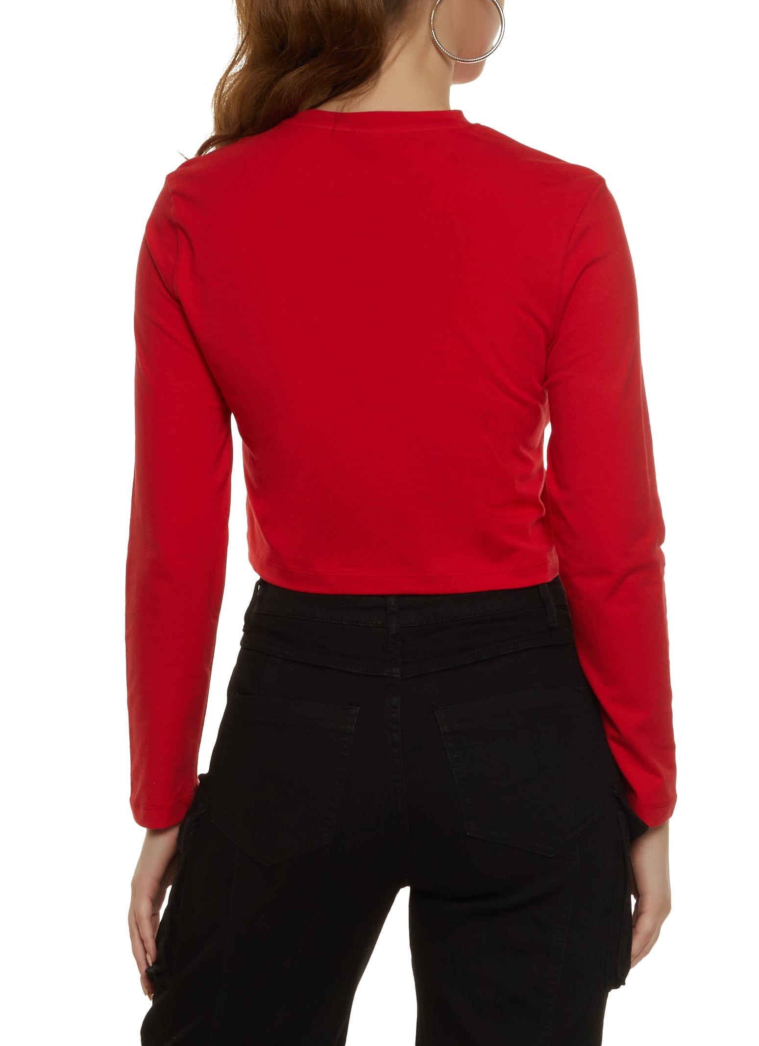 Blessed Long Sleeve Rhinestone Graphic Tee sold by Rainbow product image thumbnail 2