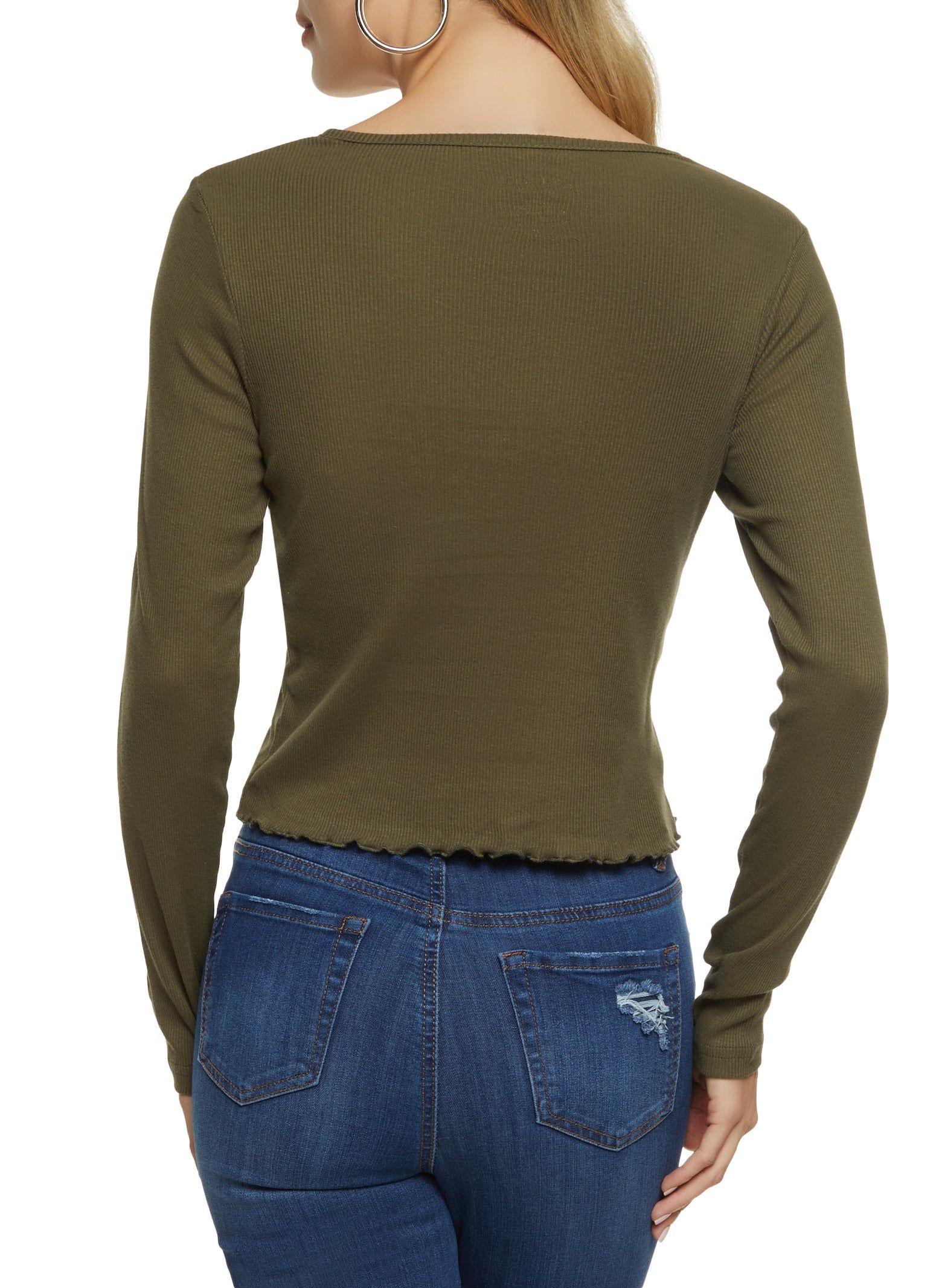 Lettuce Edge Henley Top sold by Rainbow product image thumbnail 2