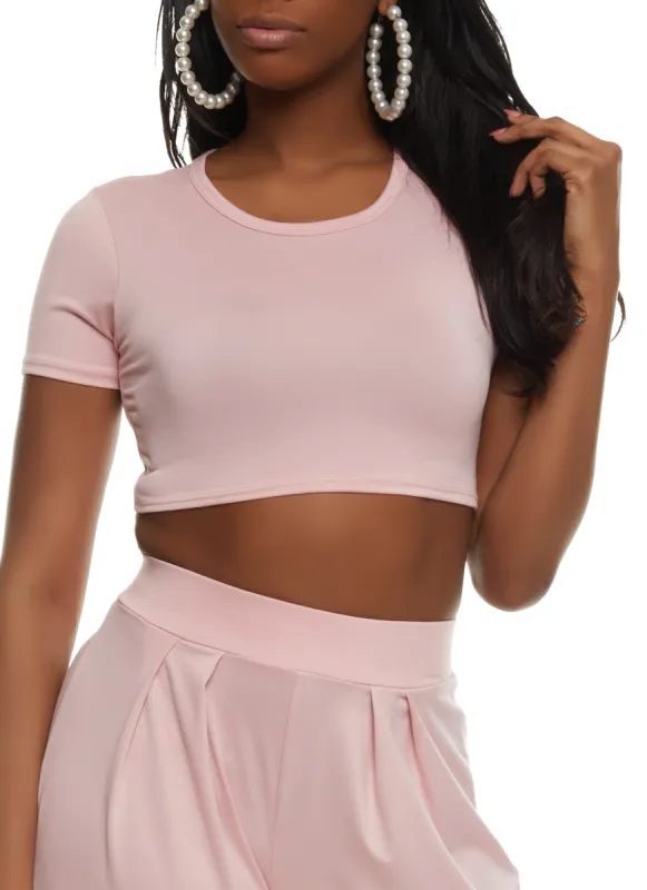 Soft Knit Crop Top sold by Rainbow