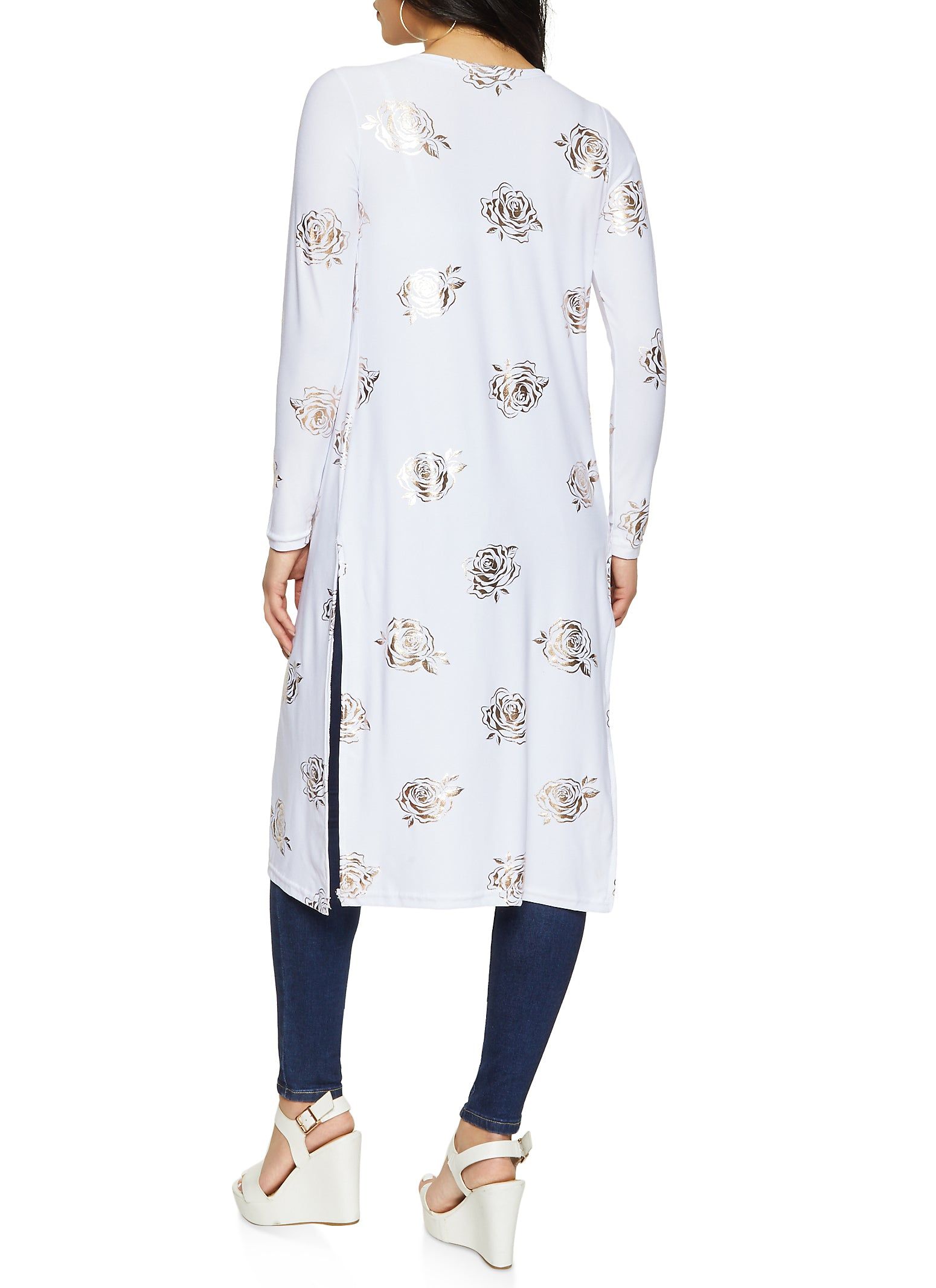 Rose Foil Print Duster sold by Rainbow product image thumbnail 2