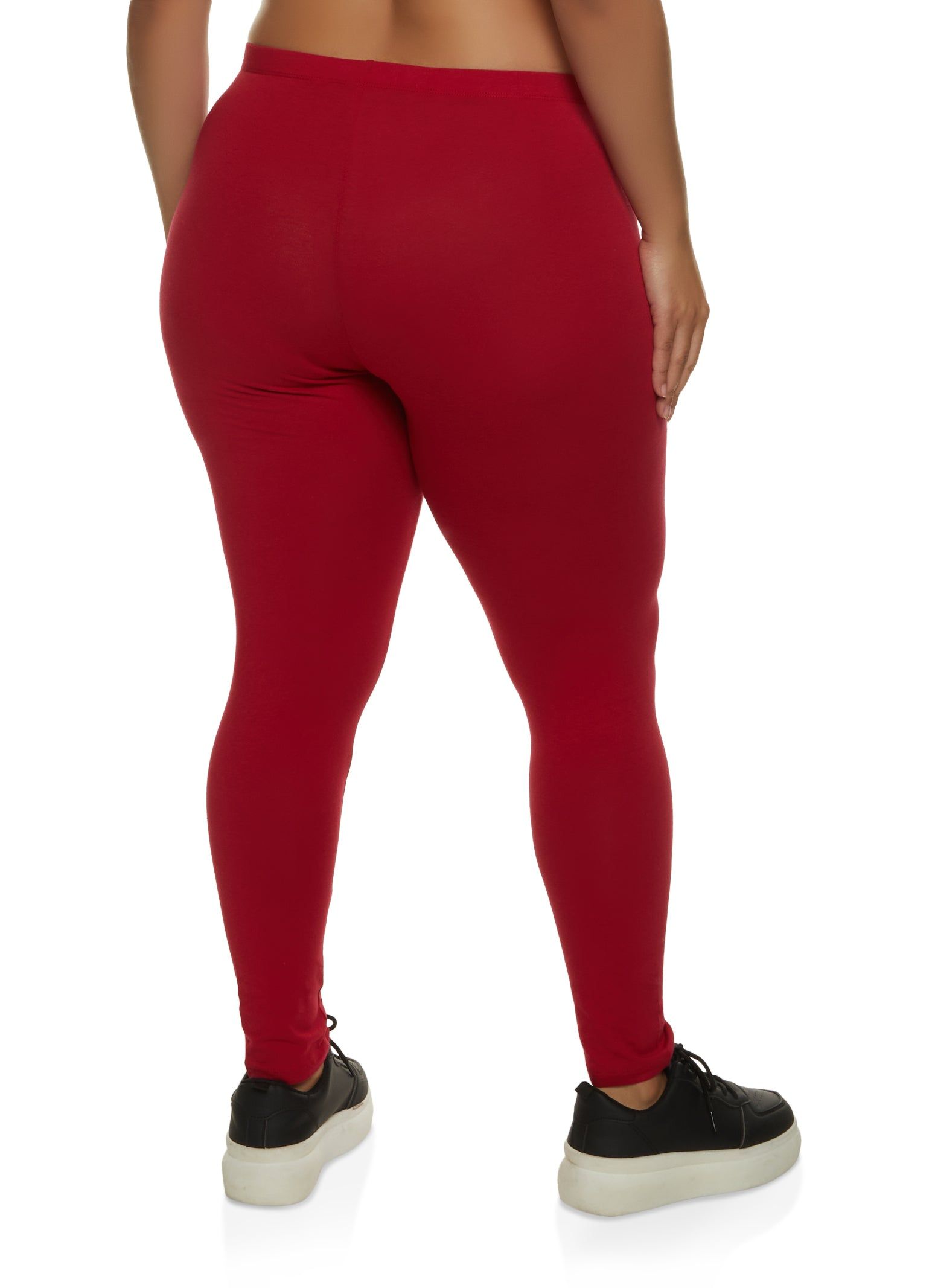 Plus Size Basic High Waist Leggings sold by Rainbow product image thumbnail 2