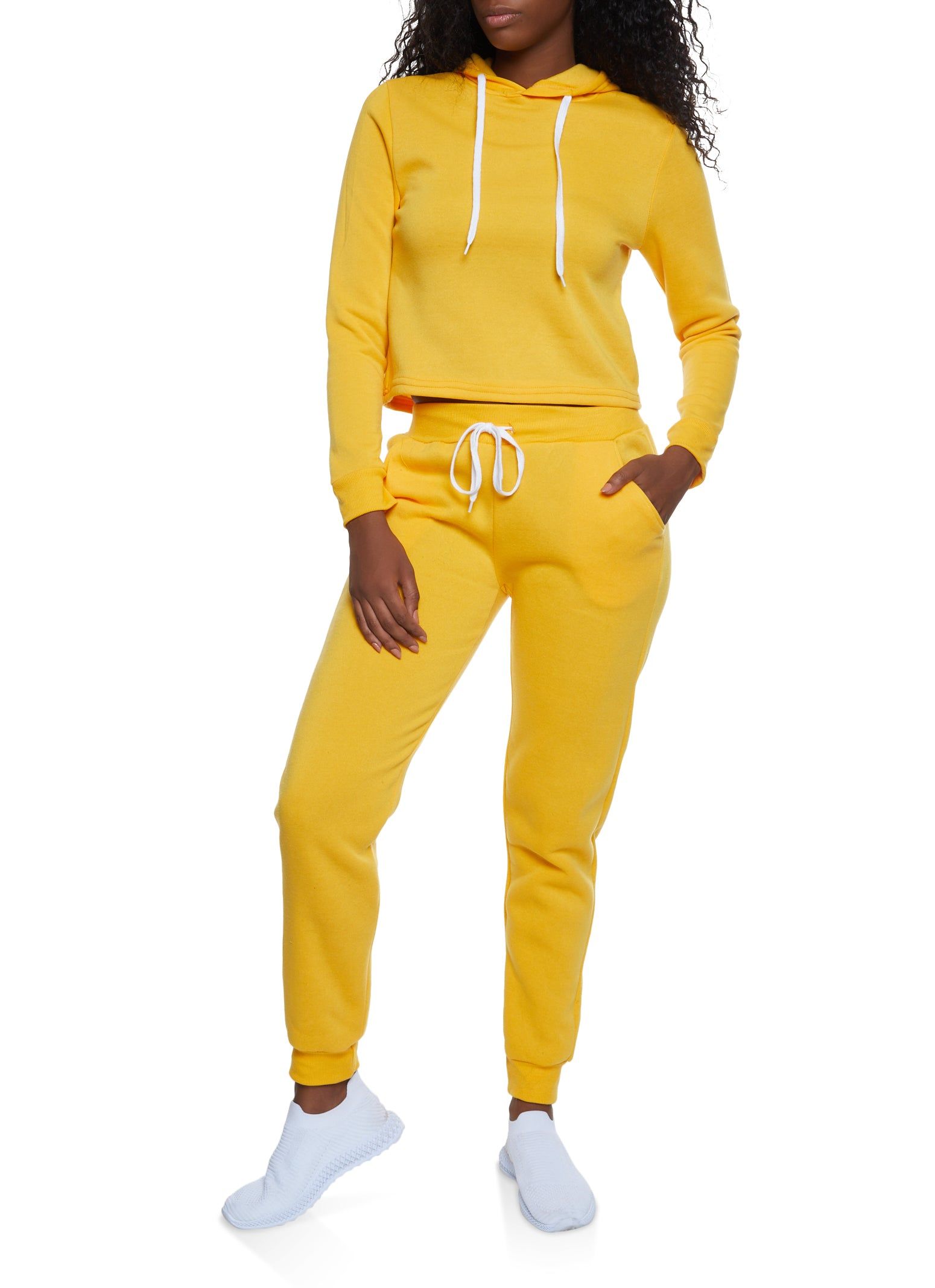 Activewear Cropped Hoodie sold by Rainbow product image thumbnail 2