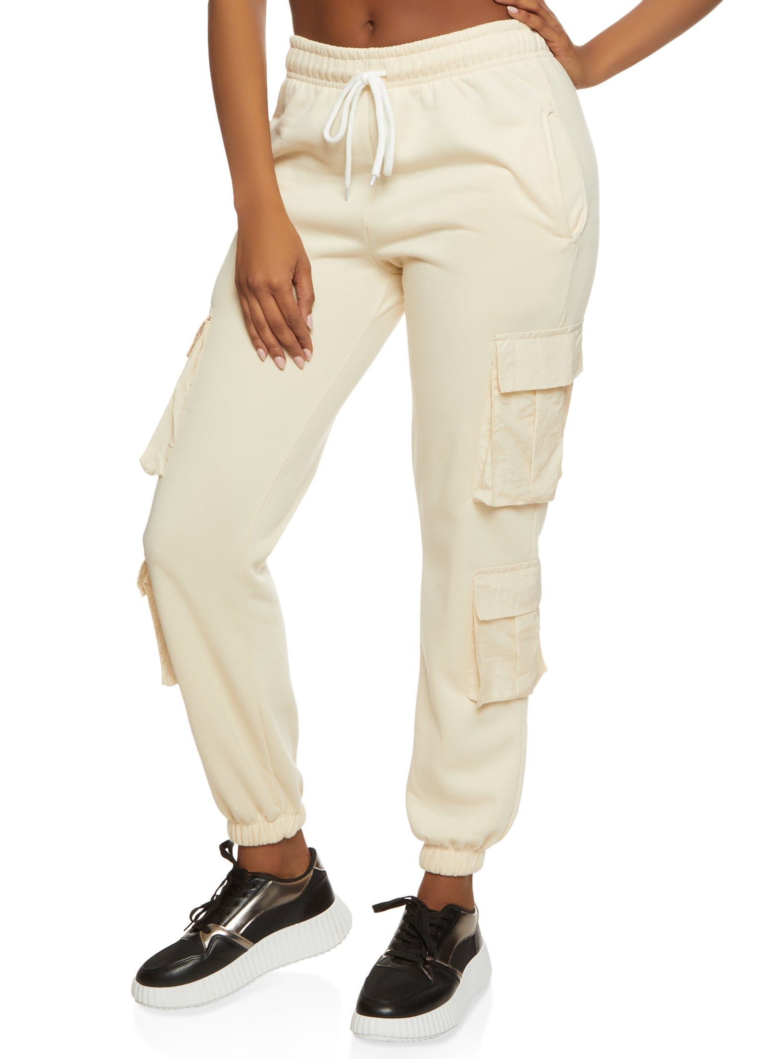 Multi Cargo Pocket Sweatpants sold by Rainbow