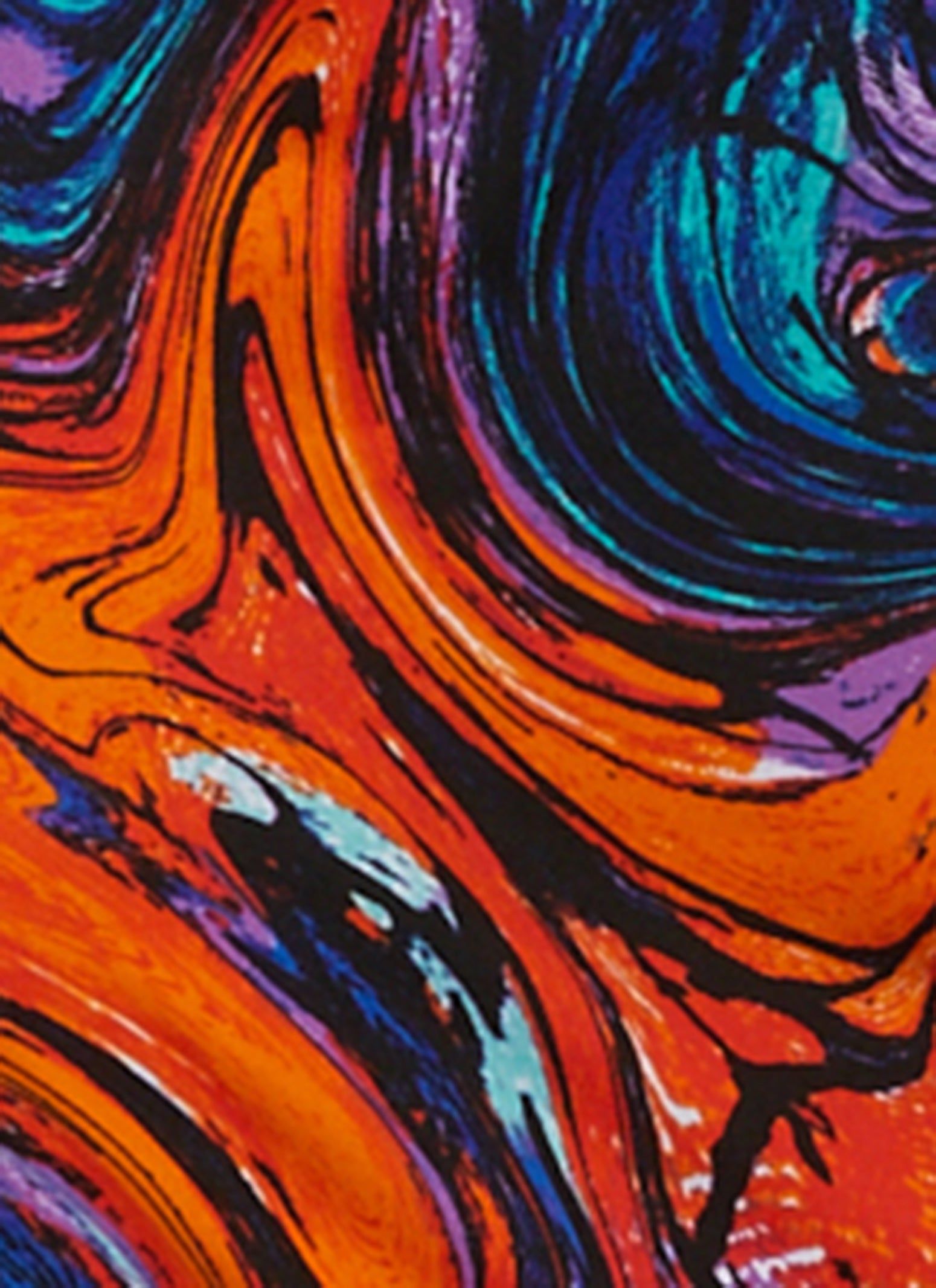 Psychedelic Print Cut Out Maxi Dress sold by Rainbow product image thumbnail 4