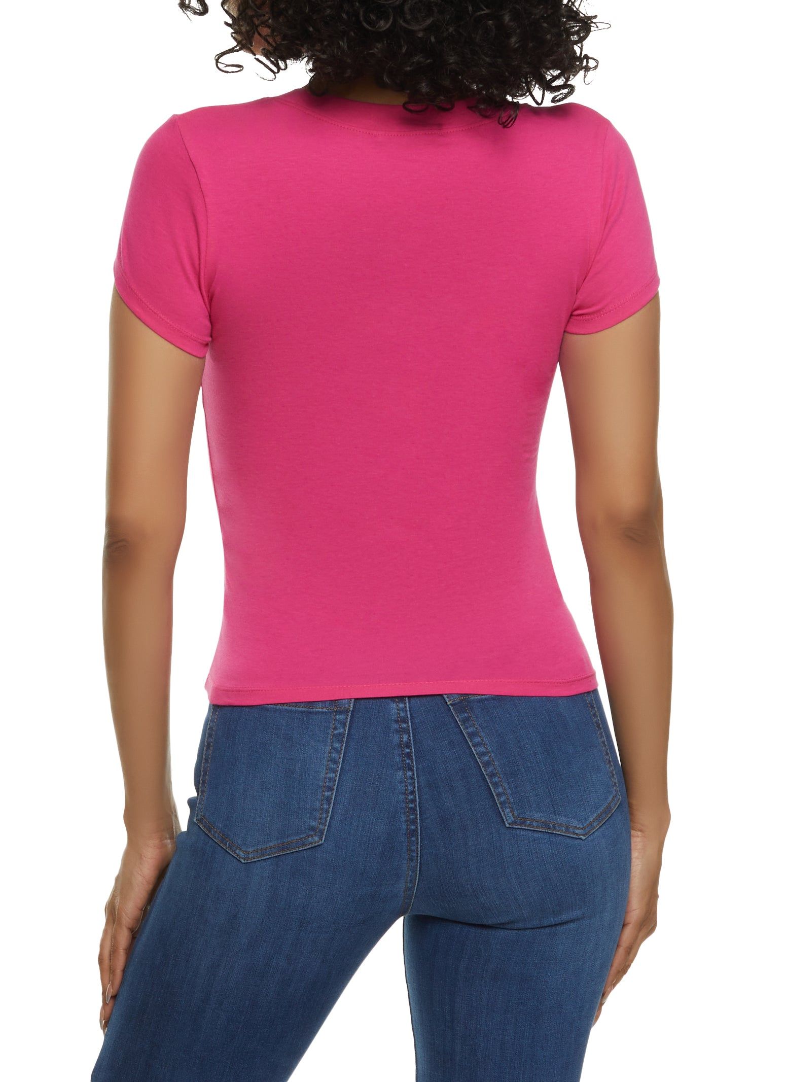 Basic Crew Neck T Shirt sold by Rainbow product image thumbnail 2