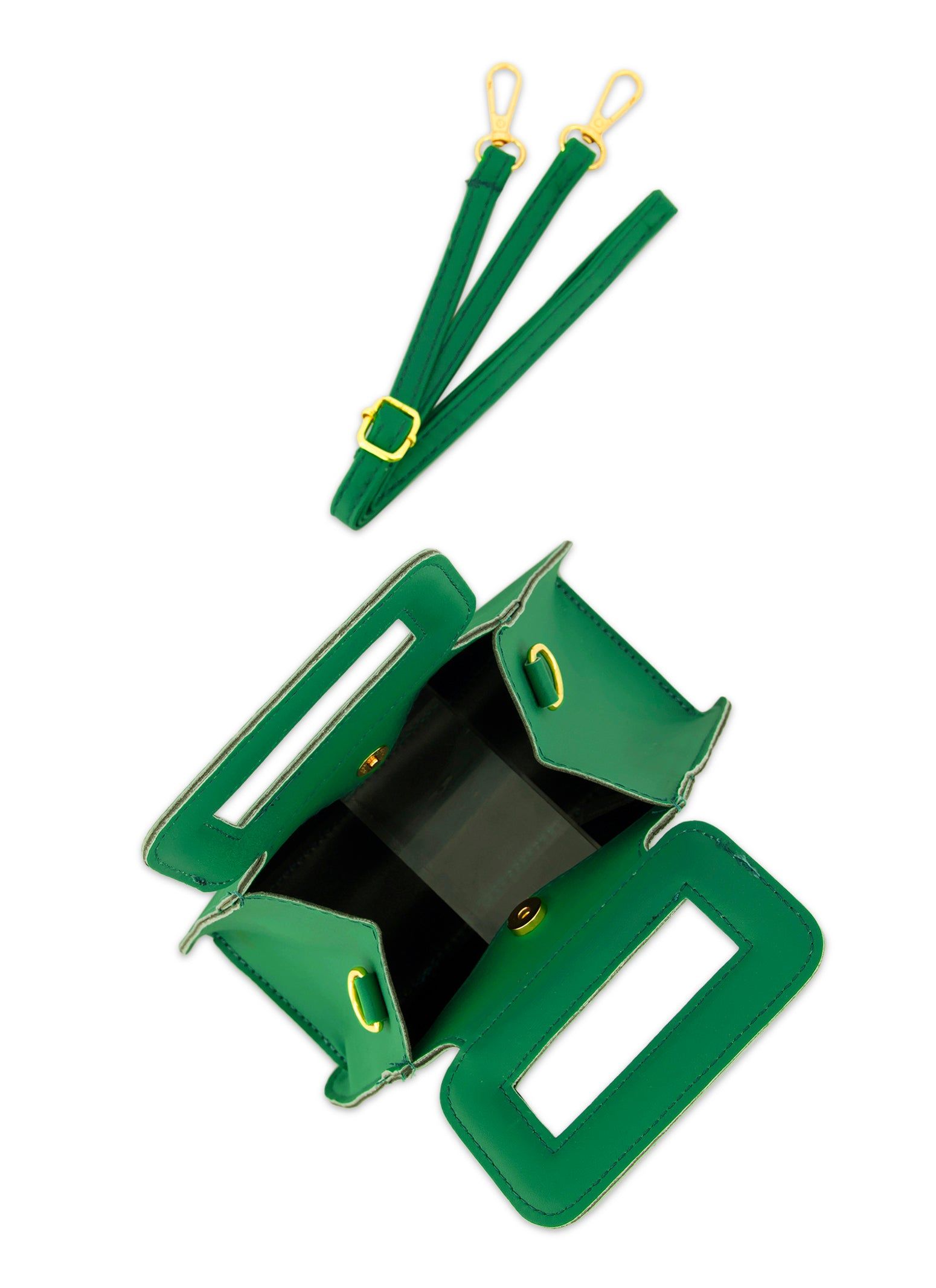 Square Handle Convertible Crossbody Handbag sold by Rainbow product image thumbnail 5