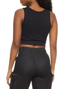 Faux Pearl Trim Tank Top sold by Rainbow