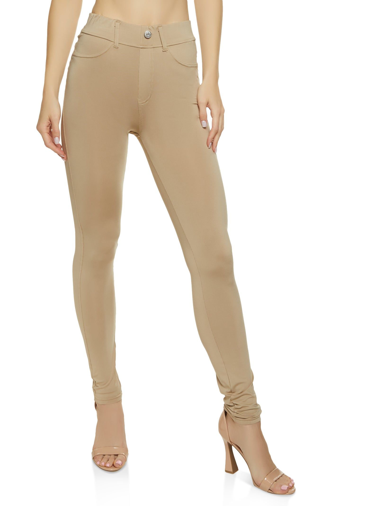 Scuba High Waist Skinny Pants sold by Rainbow