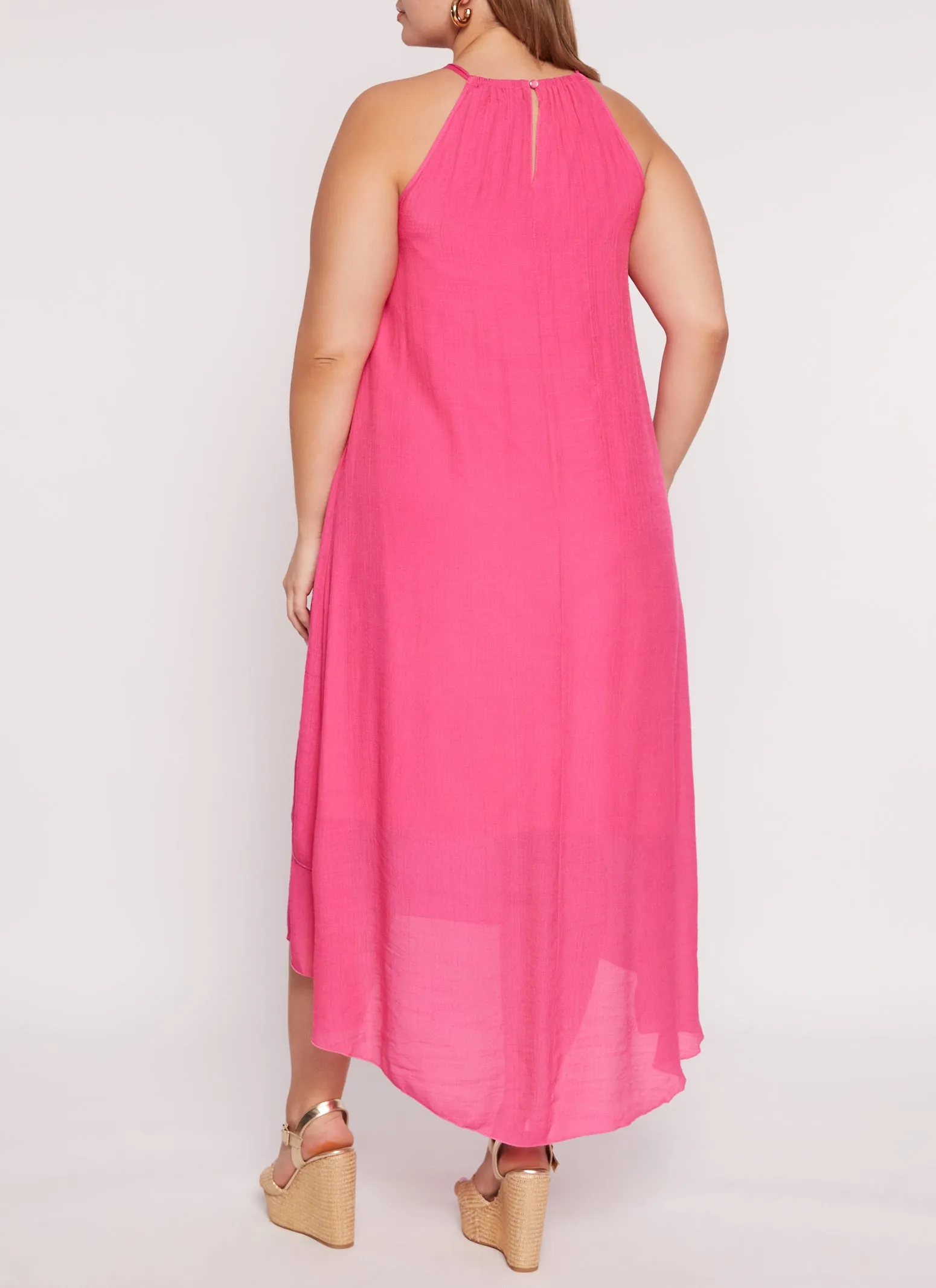 Plus Size Chain Detail Tiered Maxi Dress sold by Rainbow product image thumbnail 3