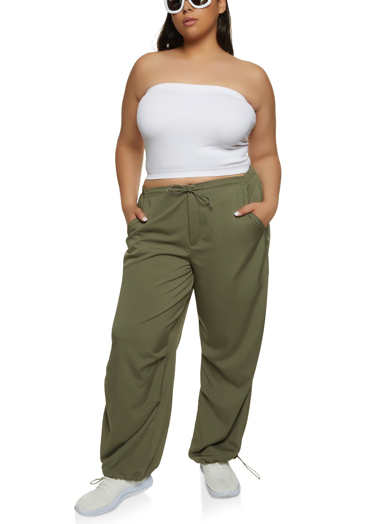 Plus Size Toggle Drawstring Joggers sold by Rainbow product image thumbnail 2