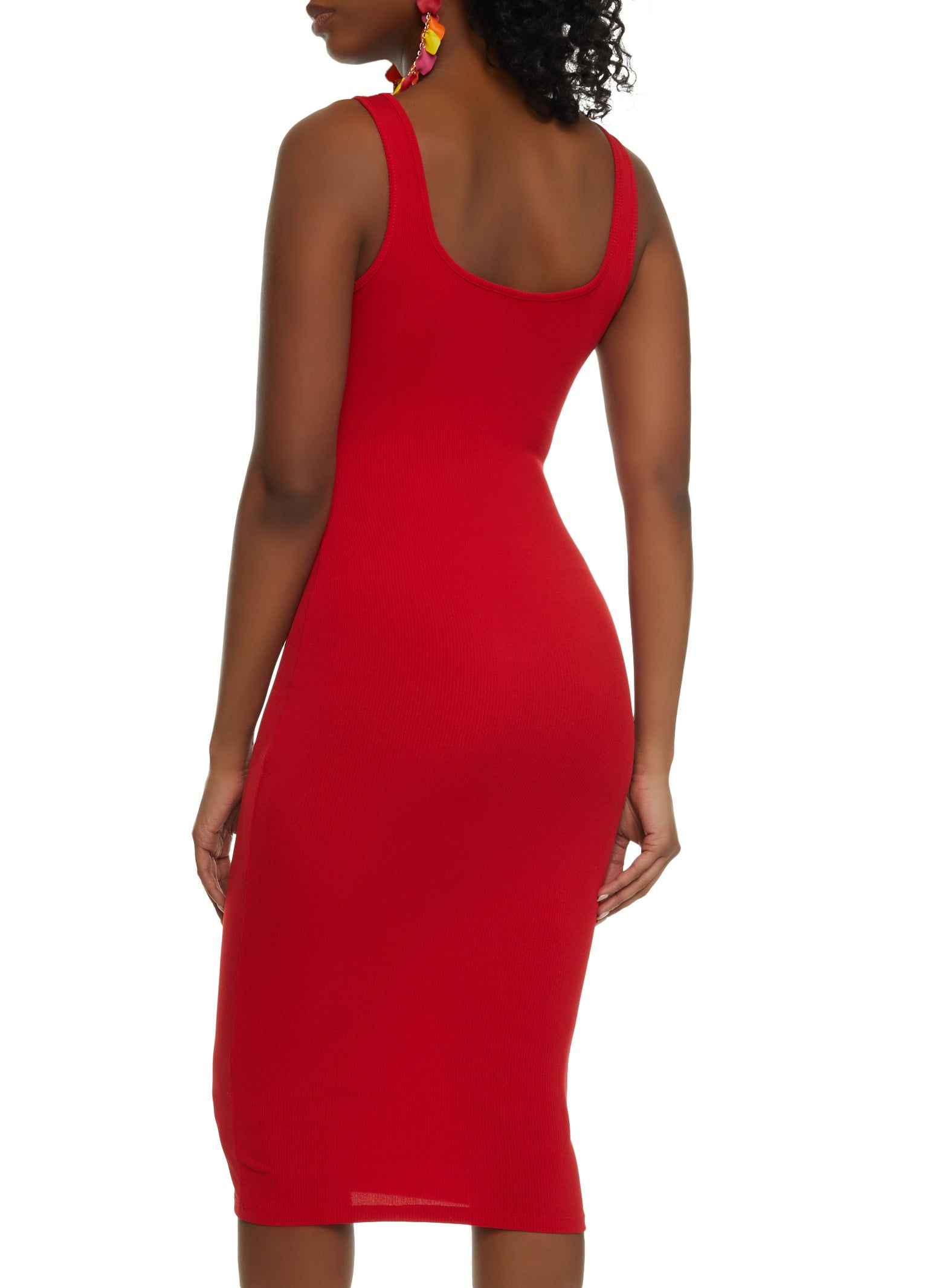 Ribbed Tank Midi Dress sold by Rainbow product image thumbnail 3