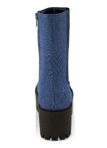 Lug Sole Platform Booties sold by Rainbow