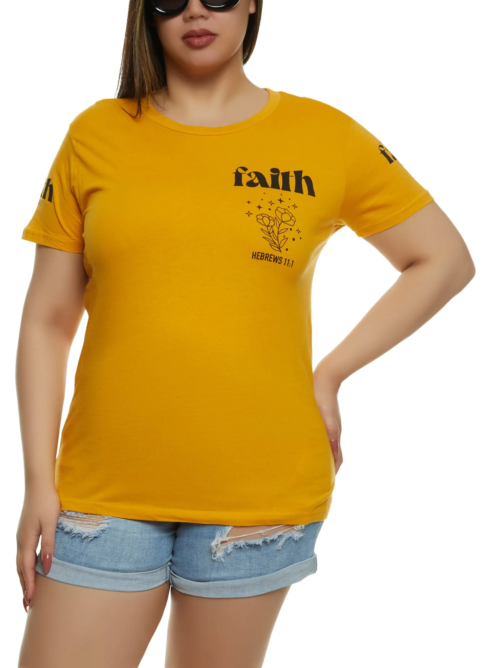 Plus Size Faith Hebrews 11 Graphic Tee sold by Rainbow product image thumbnail 2