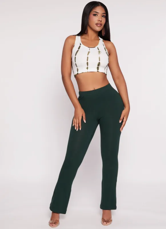 High Waist Flare Yoga Pants sold by Rainbow