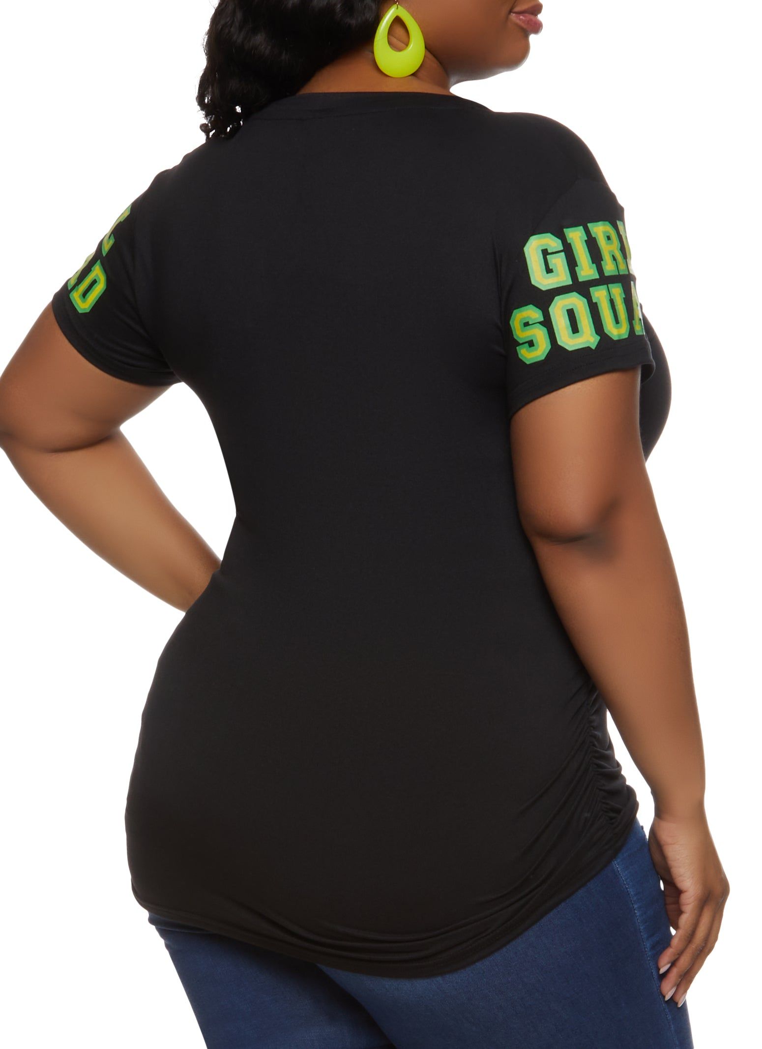 Plus Size Blessed and Highly Favored Graphic Tee sold by Rainbow product image thumbnail 2