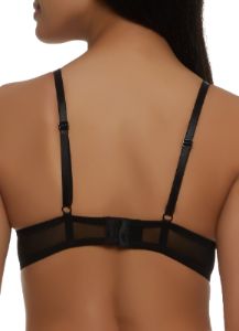 Mesh Detail Plunge Bra sold by Rainbow