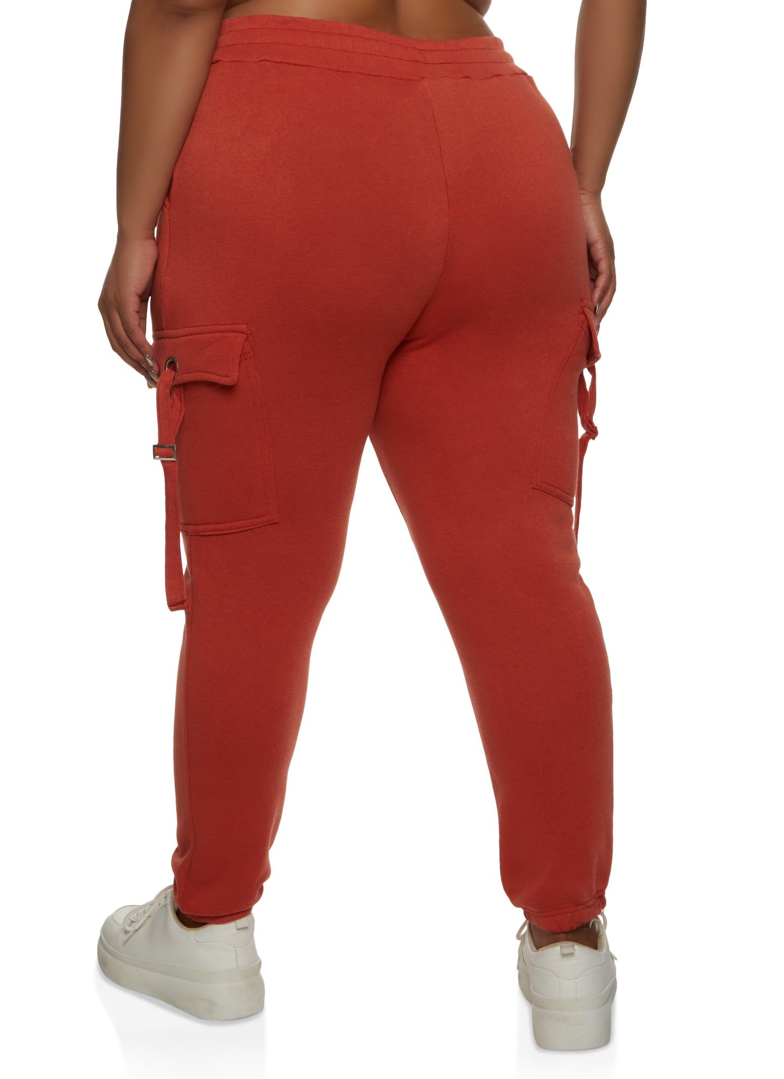 Plus Size Cargo Pocket Drawstring Joggers sold by Rainbow product image thumbnail 2