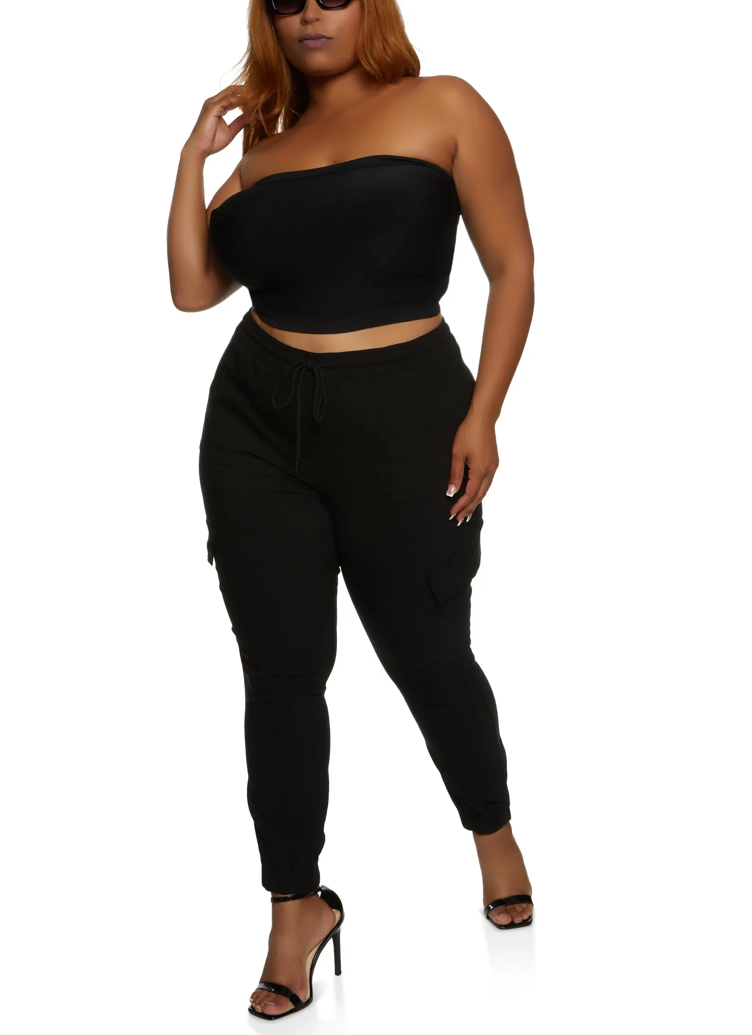 Plus Size Hyperstretch Cargo Joggers sold by Rainbow product image thumbnail 2