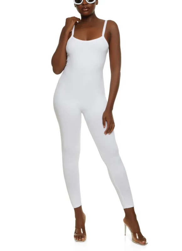 Solid Seamless Cami Catsuit sold by Rainbow