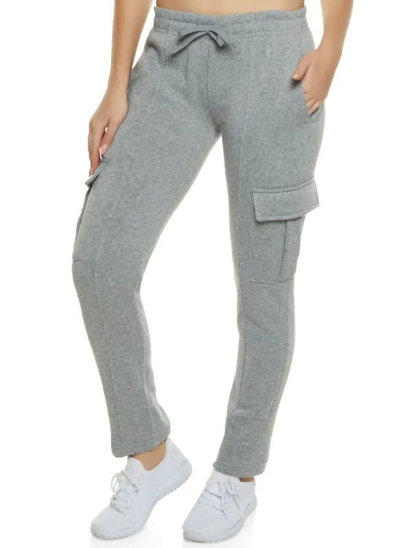 Solid Cargo Pocket Pintuck Joggers sold by Rainbow