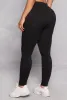 Fleece Textured Waistband Leggings sold by Rainbow