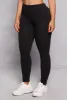 Fleece Textured Waistband Leggings sold by Rainbow