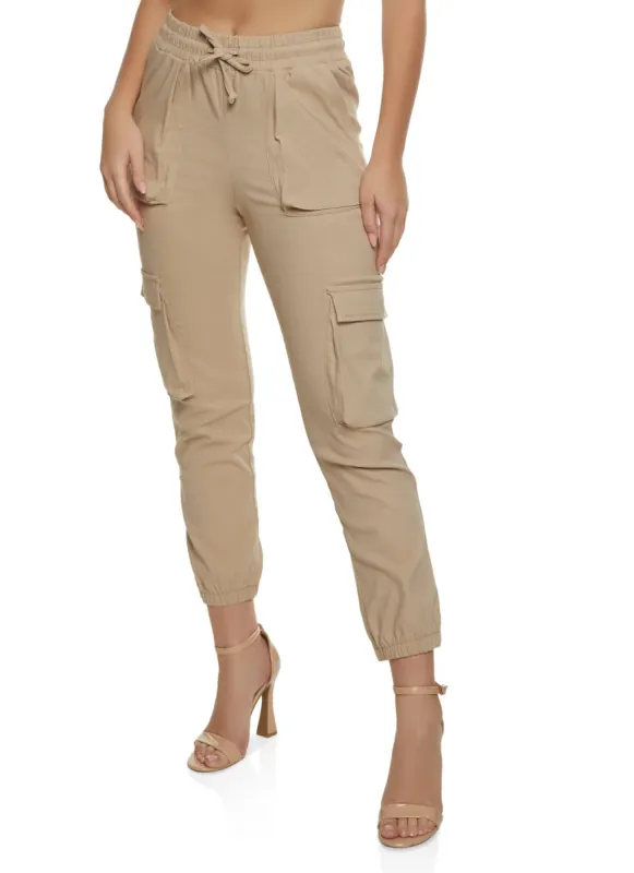 Hyper Stretch Cargo Pocket Joggers sold by Rainbow