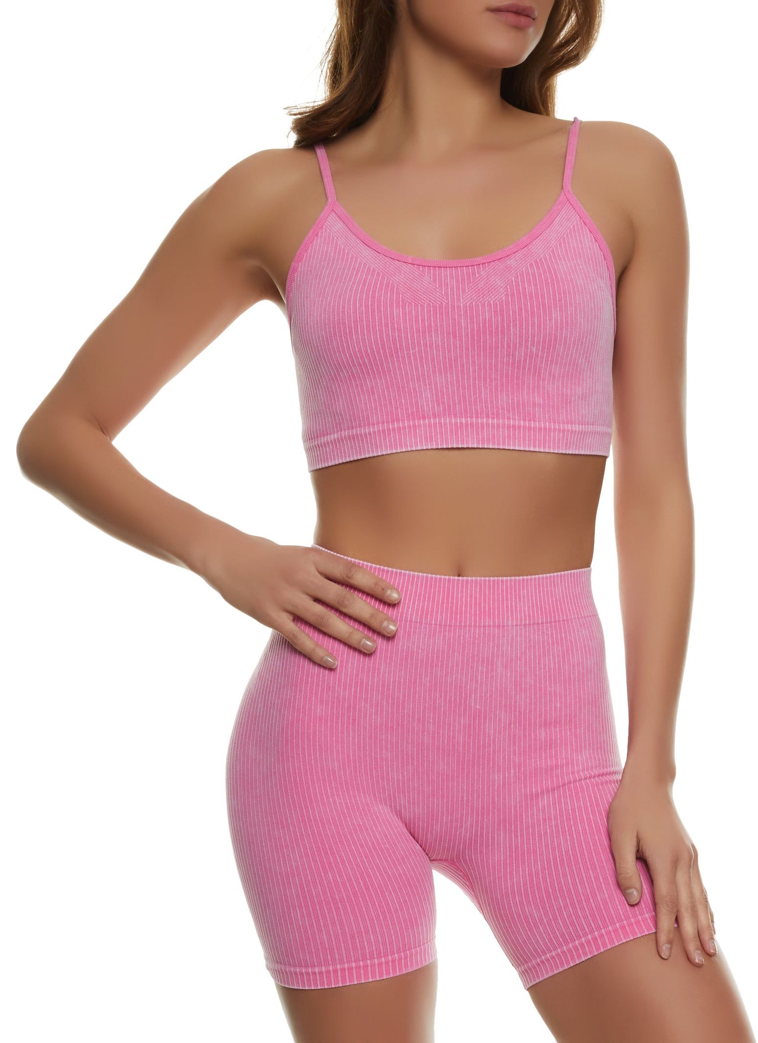 Seamless Ribbed Cropped Cami sold by Rainbow