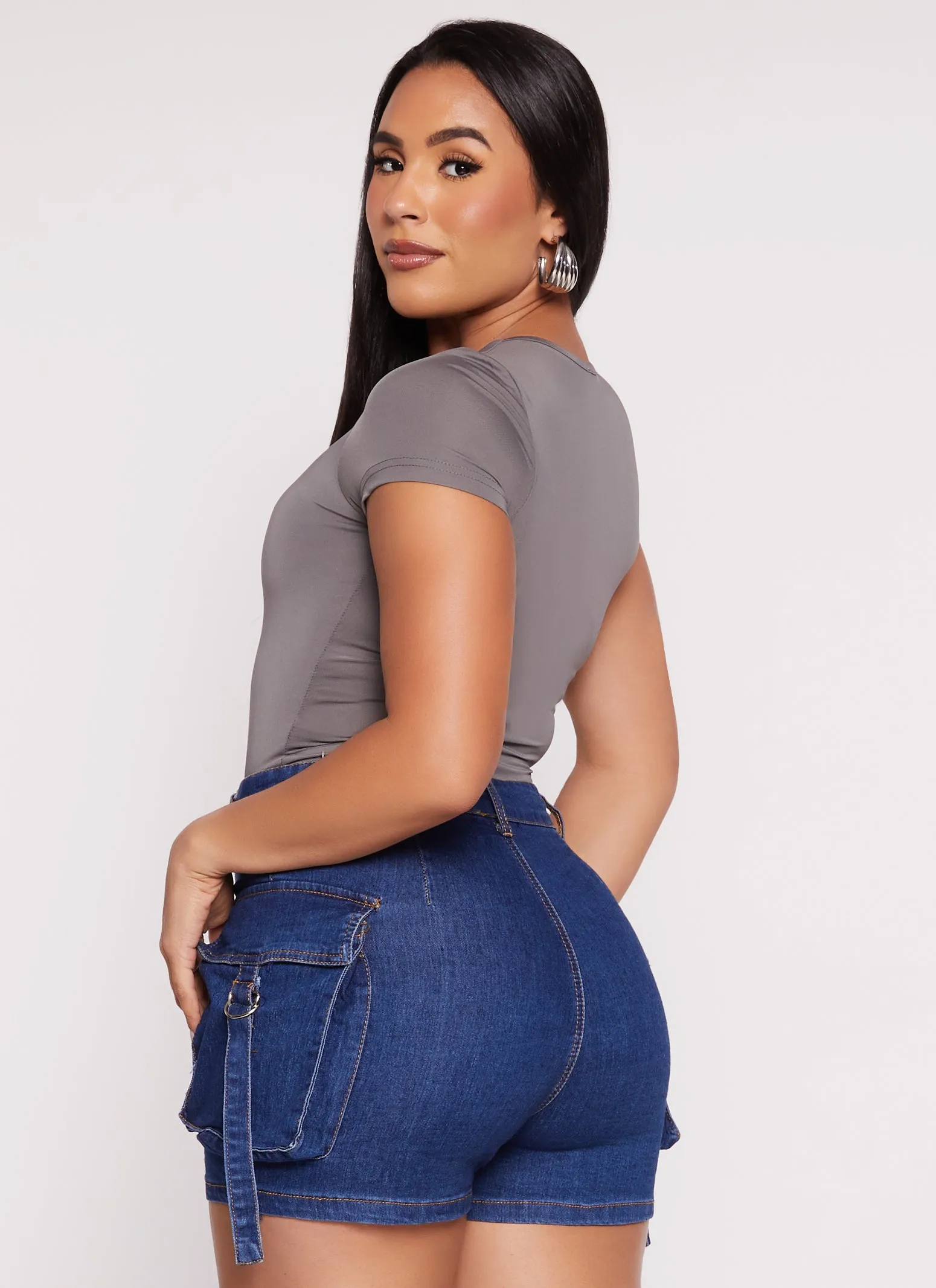 Daisy Double Lined Crew Neck Bodysuit sold by Rainbow product image thumbnail 3