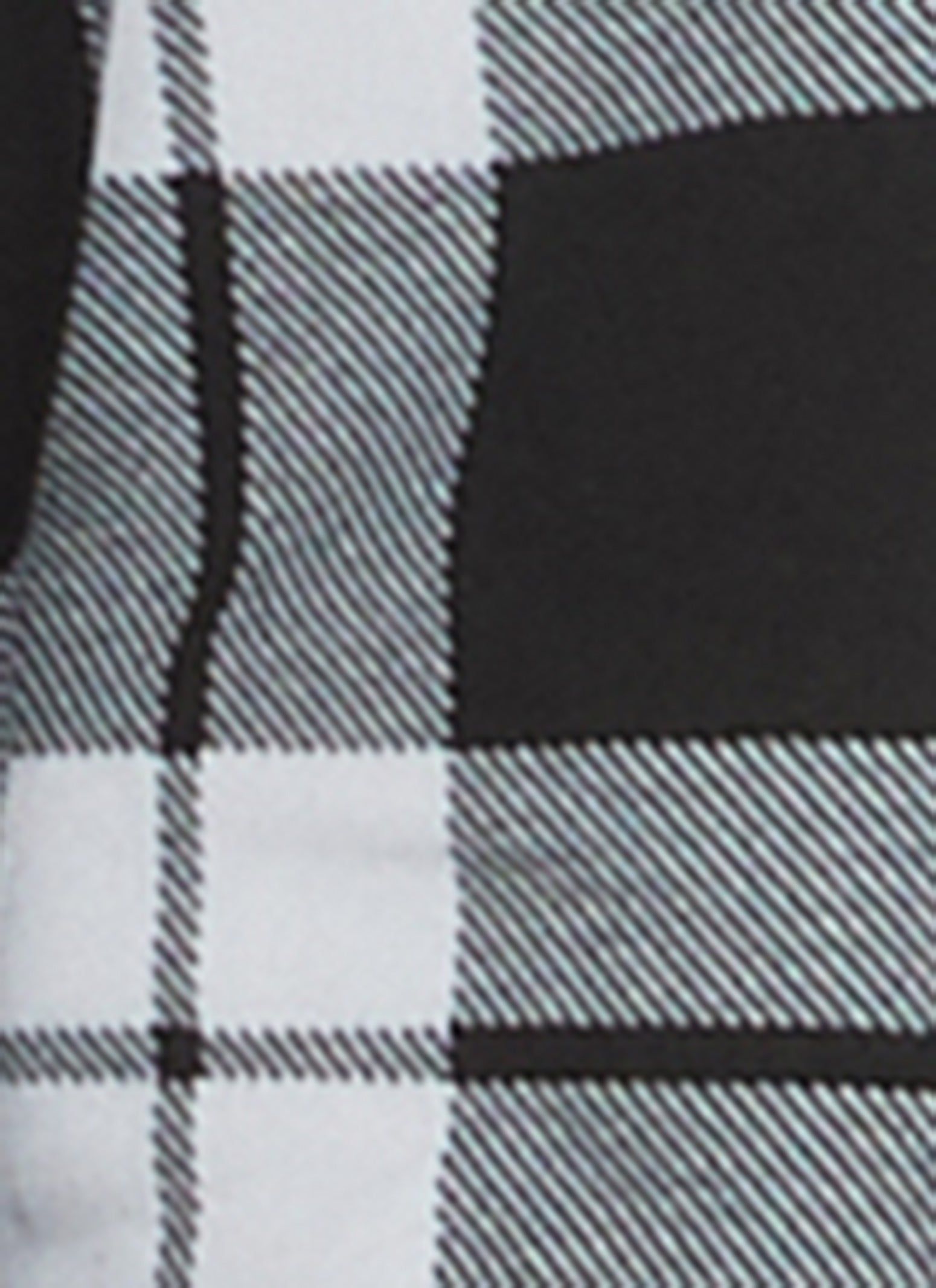 Plaid Button Front Tabbed Sleeve Shirt sold by Rainbow product image thumbnail 4