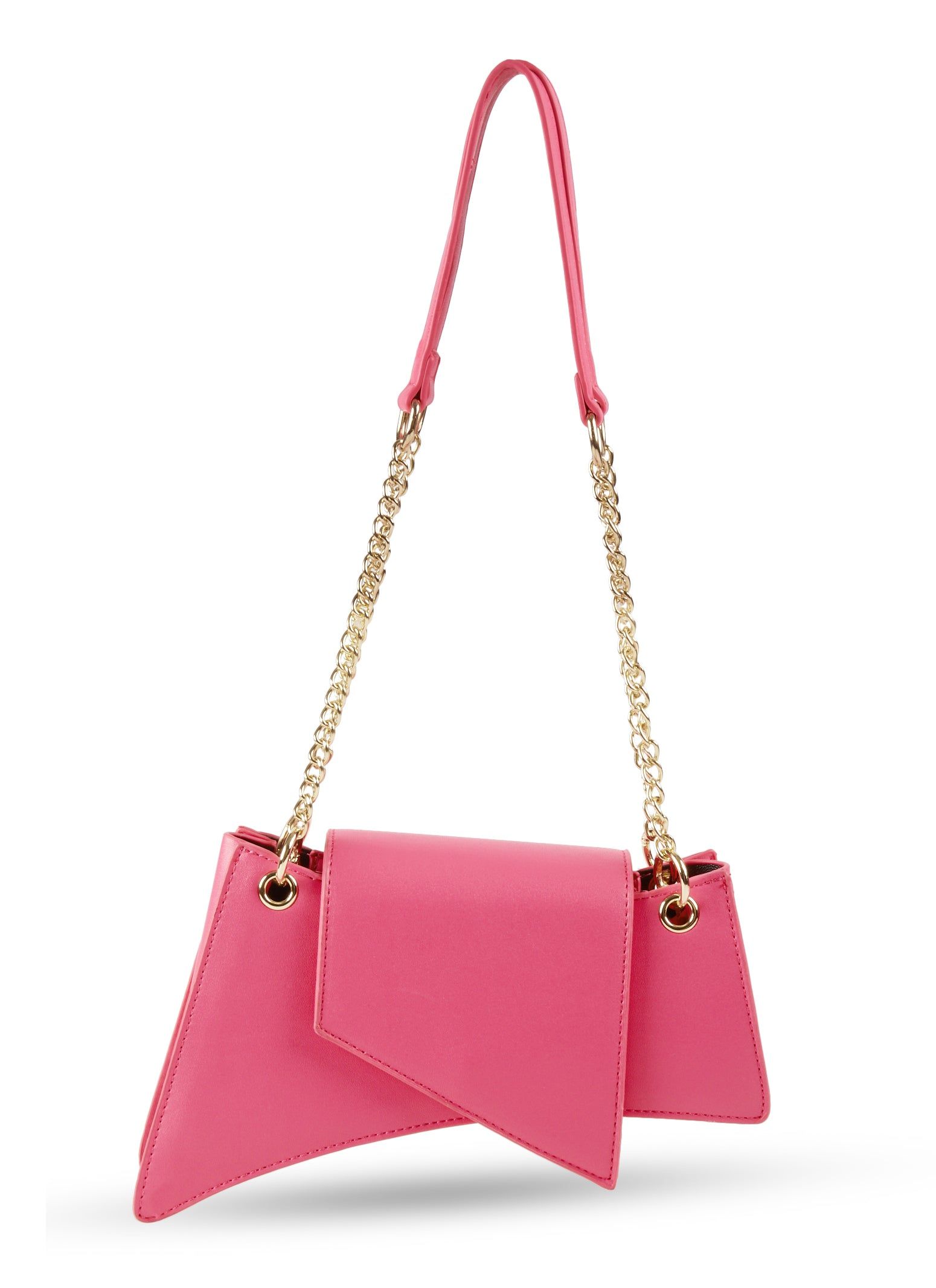Chain Strap Detail Asymmetrical Handbag sold by Rainbow product image thumbnail 2