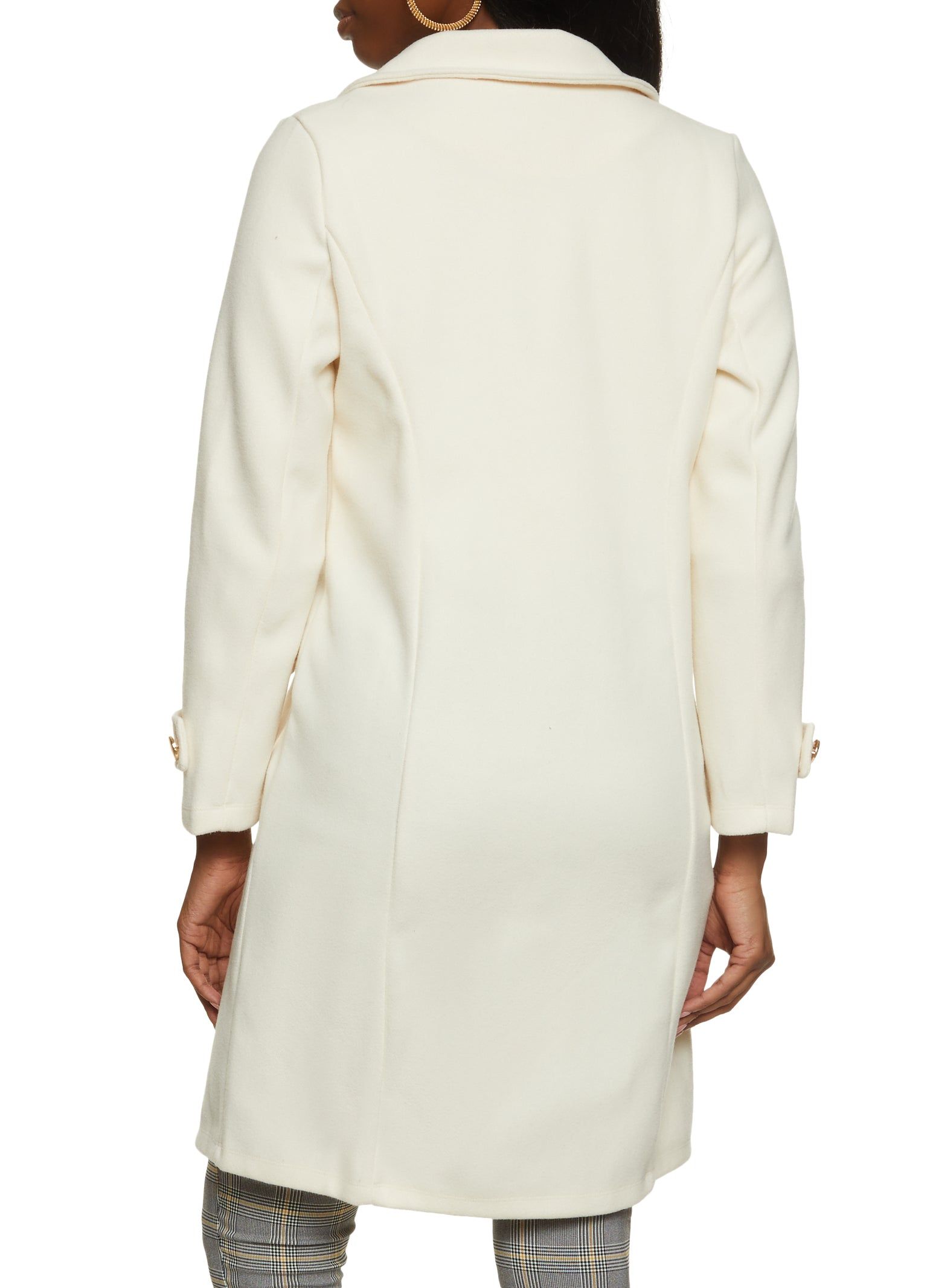 Button Detail Double Breasted Coat sold by Rainbow product image thumbnail 3