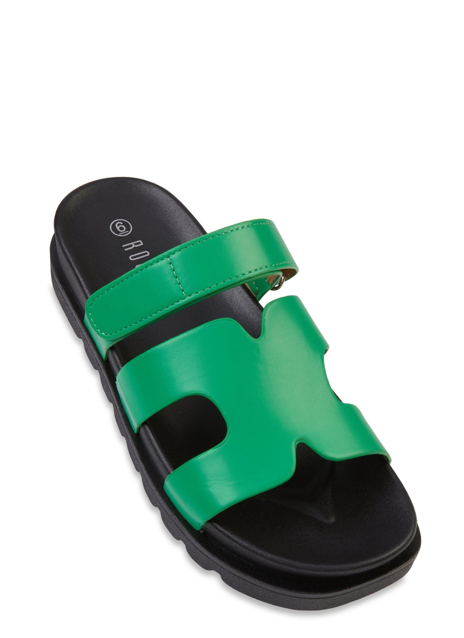 Velcro Strap H Band Slide Sandals sold by Rainbow